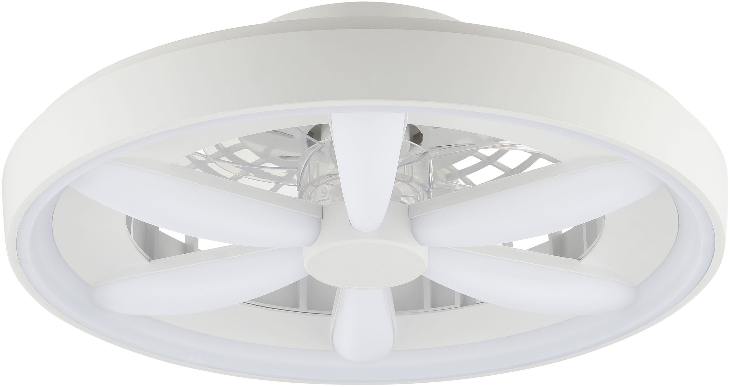 Brilliant LED Deckenleuchte »Gaiano«, 1 flammig, Ø 48cm mit Ventilator, 640 günstig online kaufen