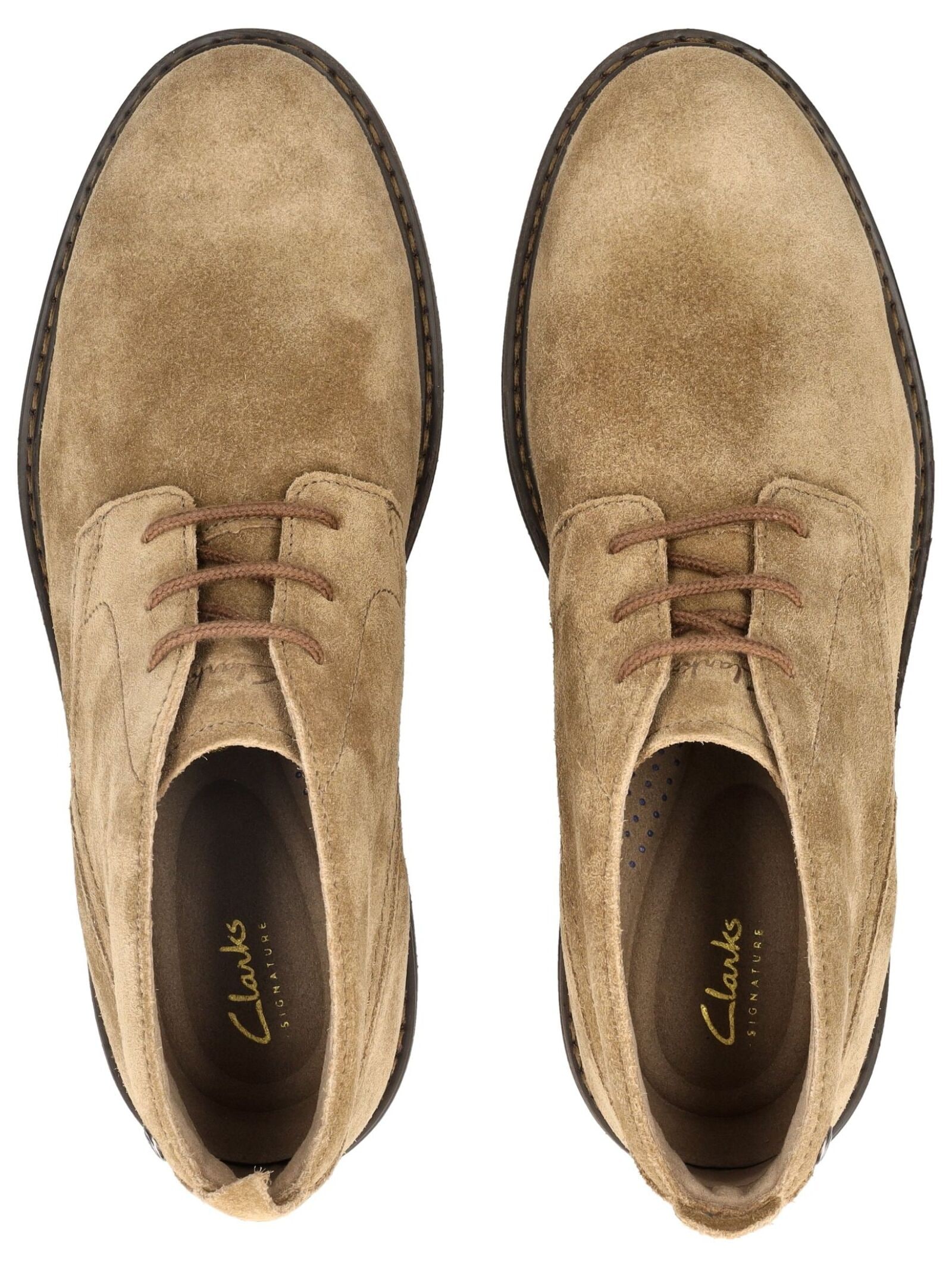 Clarks Schnürstiefelette »Clarks Stiefelette Veloursleder«