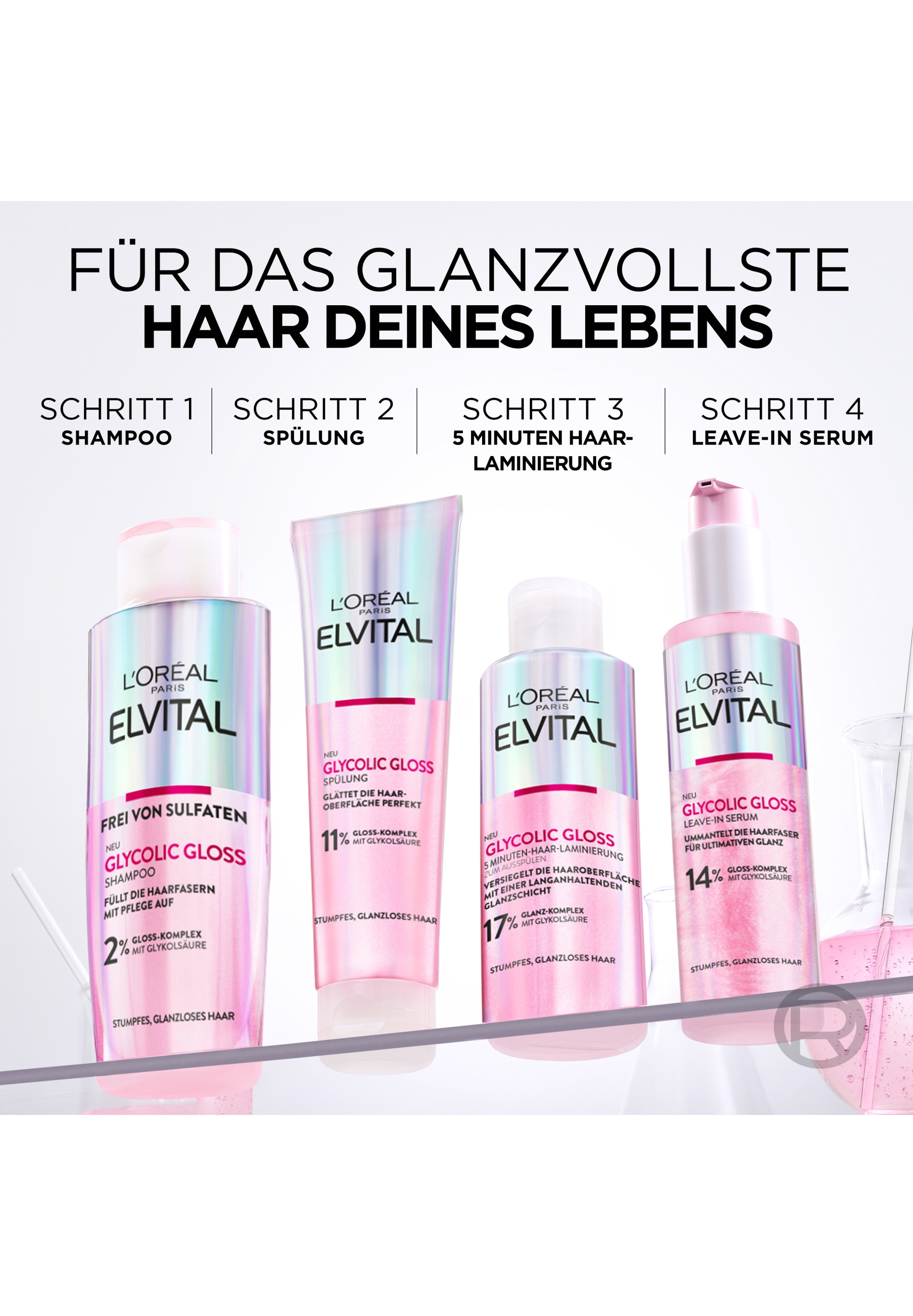 L'ORÉAL PARIS Haarspülung »L'Oréal Paris Elvital Glycolic Gloss Spülung«