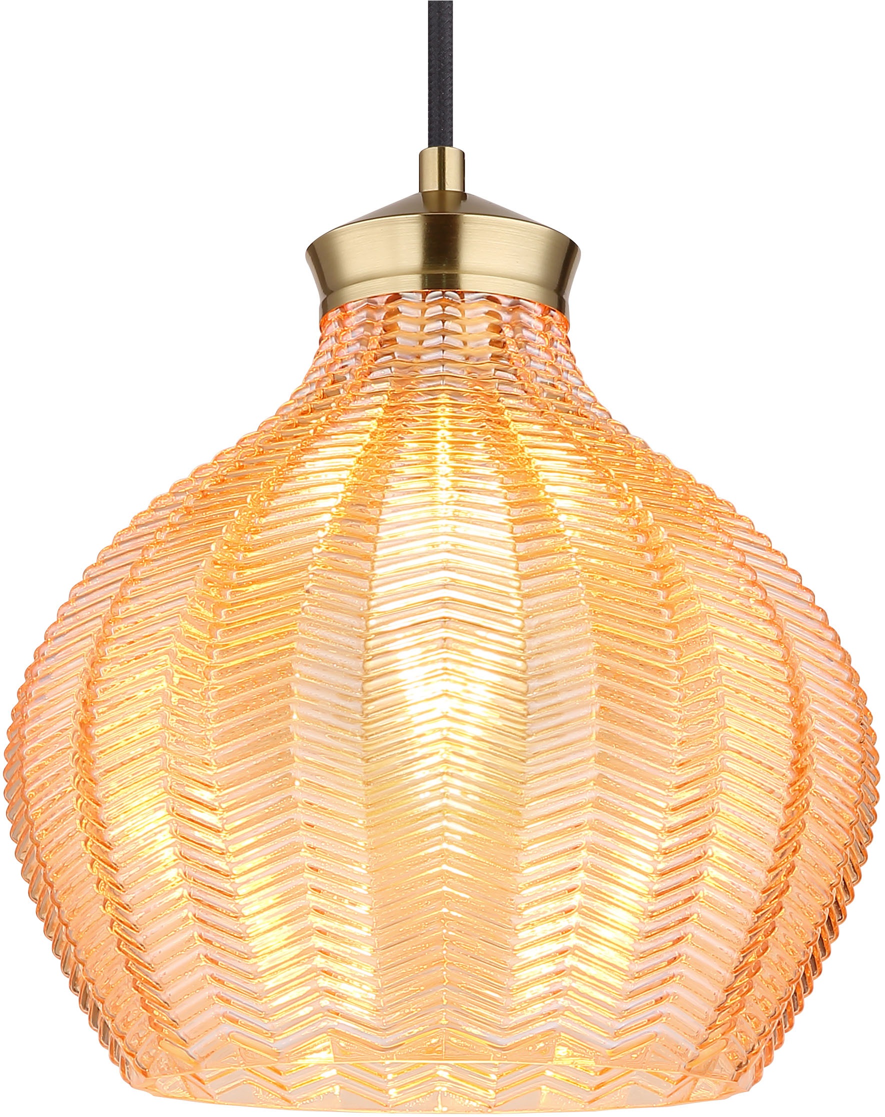 GLOBO LIGHTING Hängeleuchte »JESSICA«, Leuchtmittel E27 | ohne Leuchtmittel, Hängelampe/Pendelleuchte/Esszimmer/Wohnzimmer/Esstisch