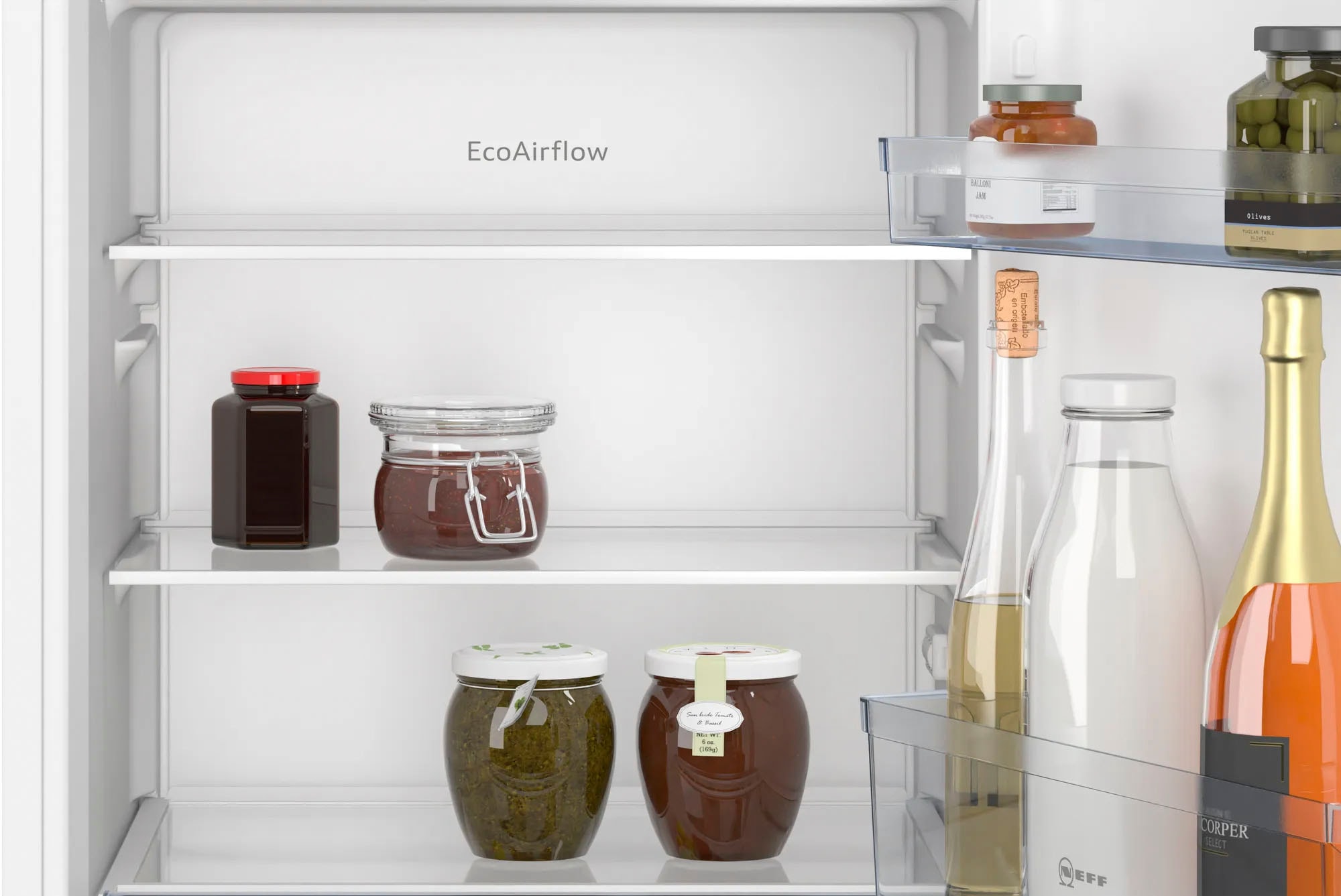 NEFF Einbaukühlschrank N 30 »KI2321SE0«, Fresh Safe: Schublade für flexible Lagerung von Obst & Gemüse