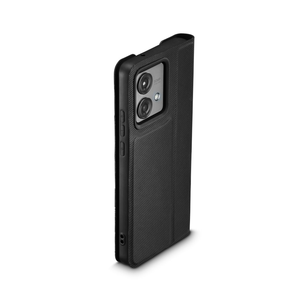 Hama Smartphone-Hülle »Handytasche für Motorola Edge 40 Neo, Schwarz, Rundumschutz«, Magnetverschluss, griffig, Standfunktion, Kartenfach, langlebig