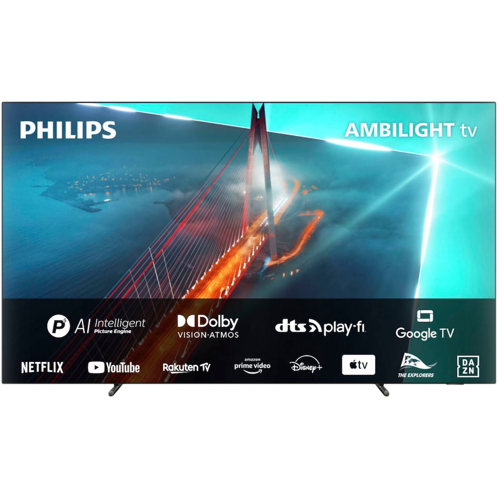 Philips OLED-Fernseher »65OLED708/12«, 164 cm/65 Zoll, 4K Ultra HD, Android TV-Google TV-Smart-TV