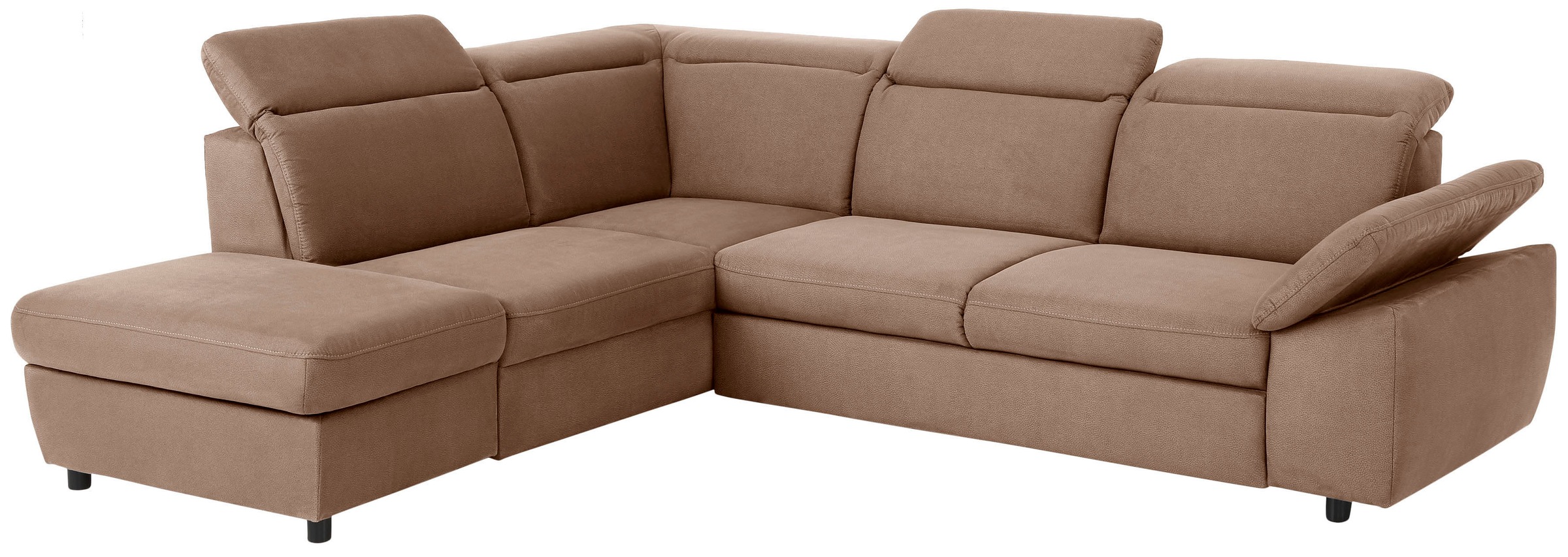 Home affaire Ecksofa »Mauritius L-Form«, mit Ottomane, mit Kopfteil- und Armlehnverstellung
