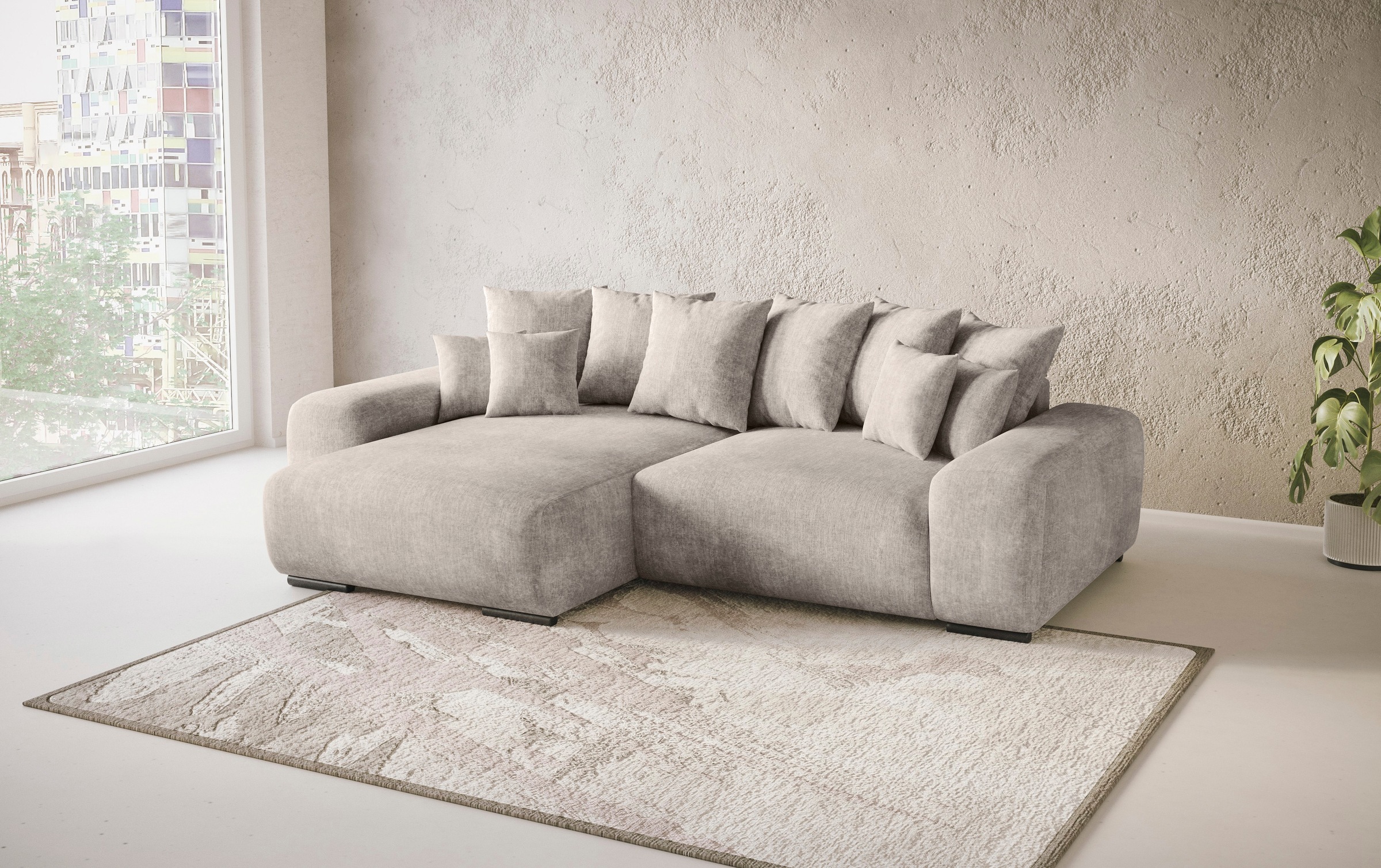 Mr. Couch Polsterecke »Sundance, L-Form«, Dauerschläfer mit Bett, Bettkaste günstig online kaufen
