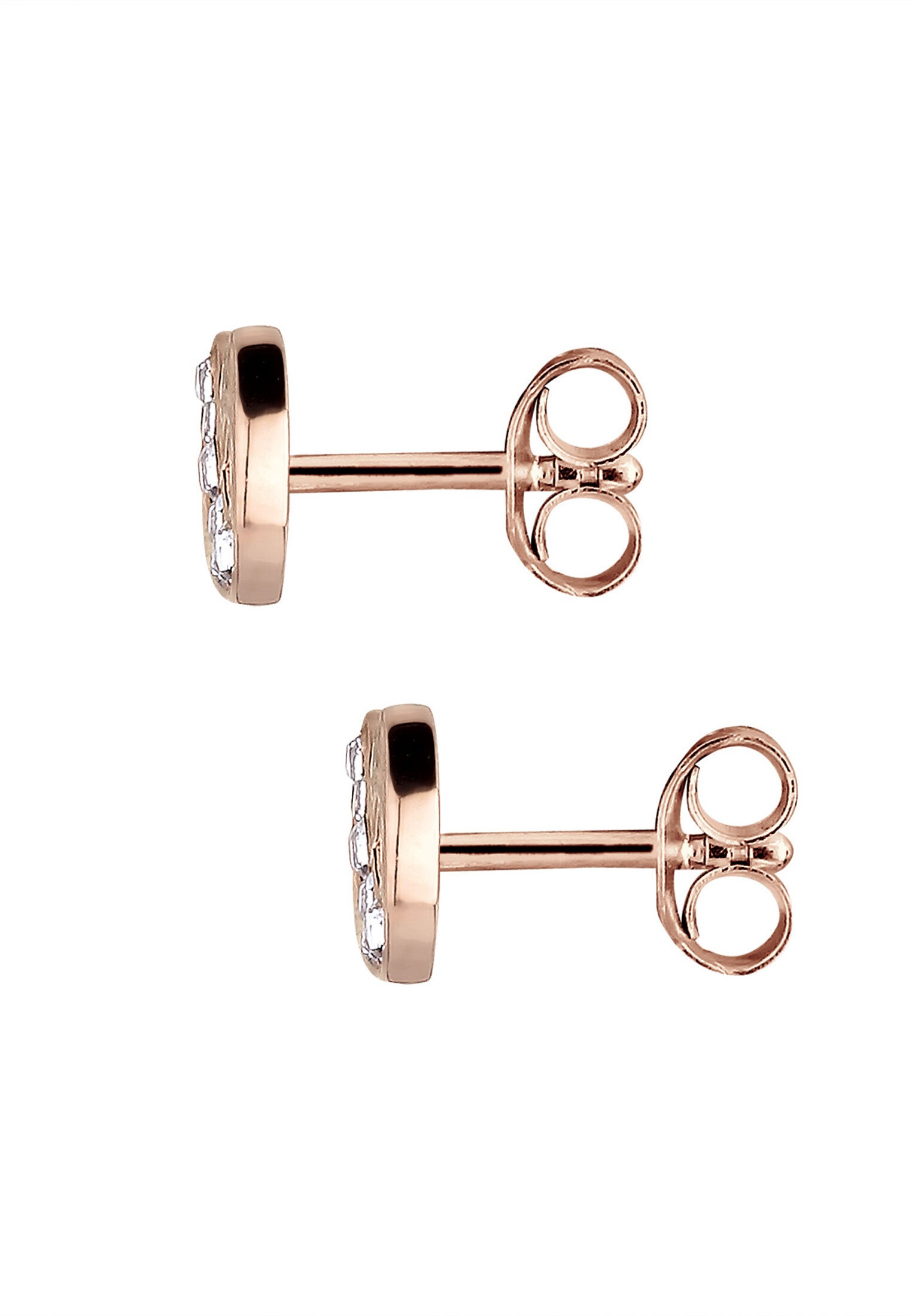 Elli Paar Ohrstecker »Infinity Symbol Kristalle 925 Sterling Silber«