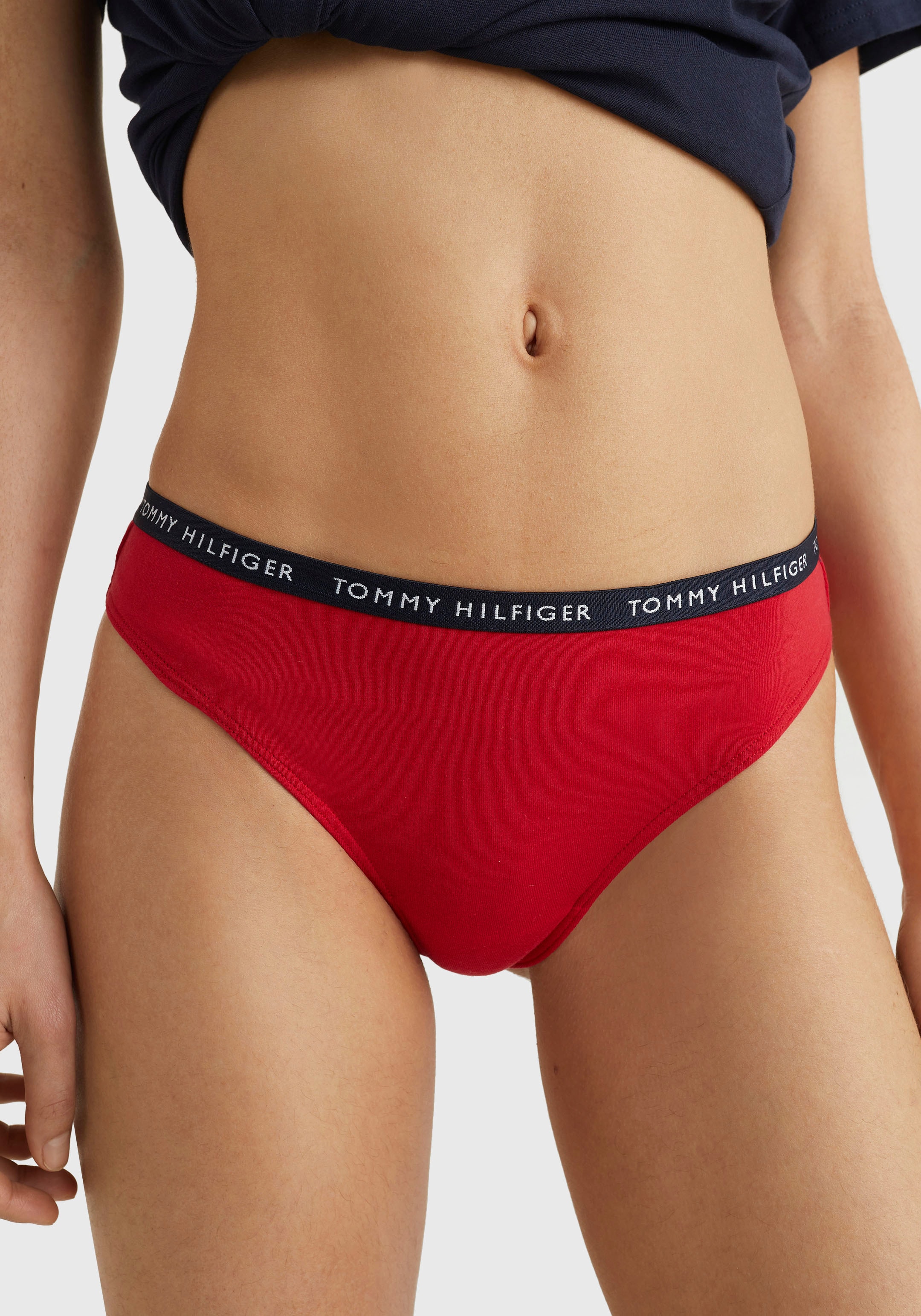 Tommy Hilfiger Underwear Slip, (3 St.), mit schmalem Logobündchen