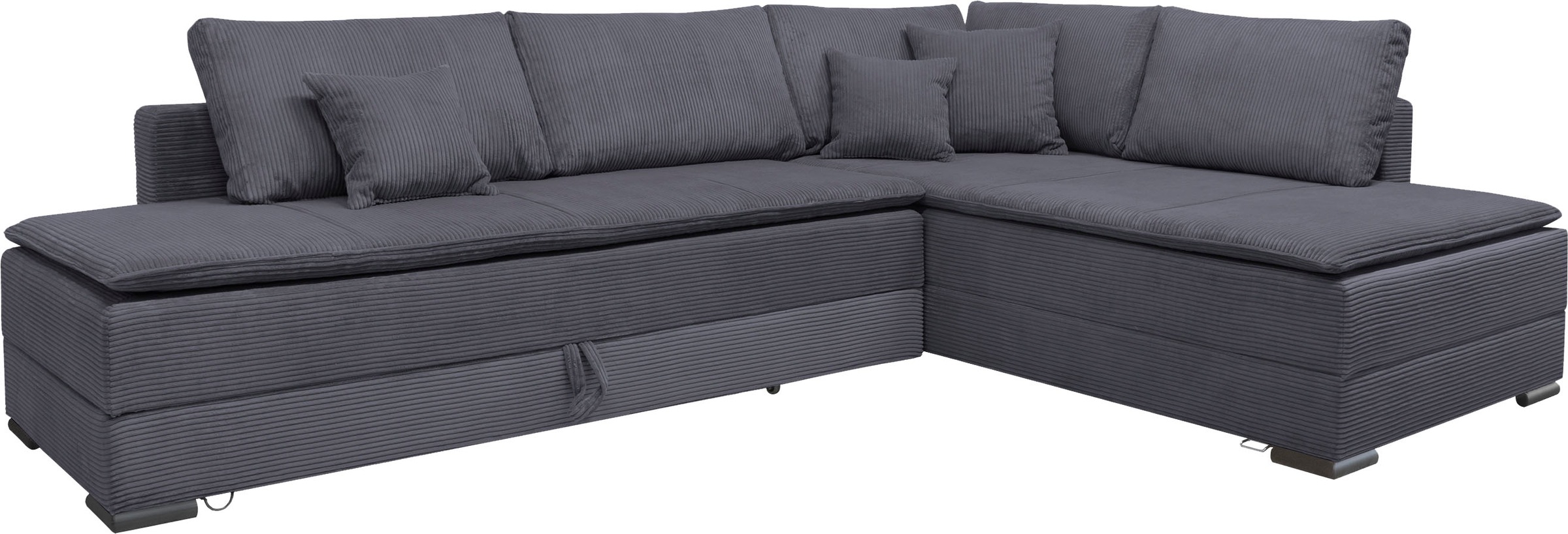 INOSIGN Ecksofa, inklusive Bettfunktion und Bettkasten günstig online kaufen
