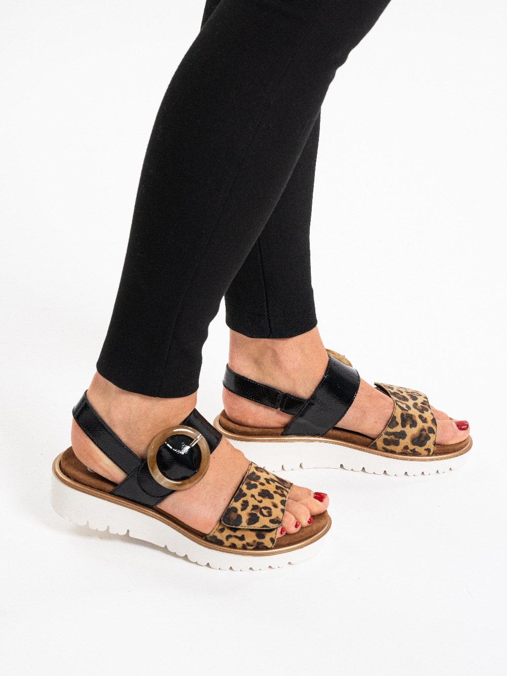 Ara Sandale »BILBAO«  Keilsandale, Plateausandale mit Klettverschlüssen, G-Weite