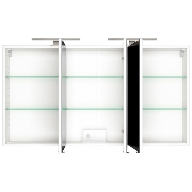 HELD MÖBEL Spiegelschrank »Matera«, Breite 120 cm, mit 6 verstellbaren  Glasböden jetzt im %Sale