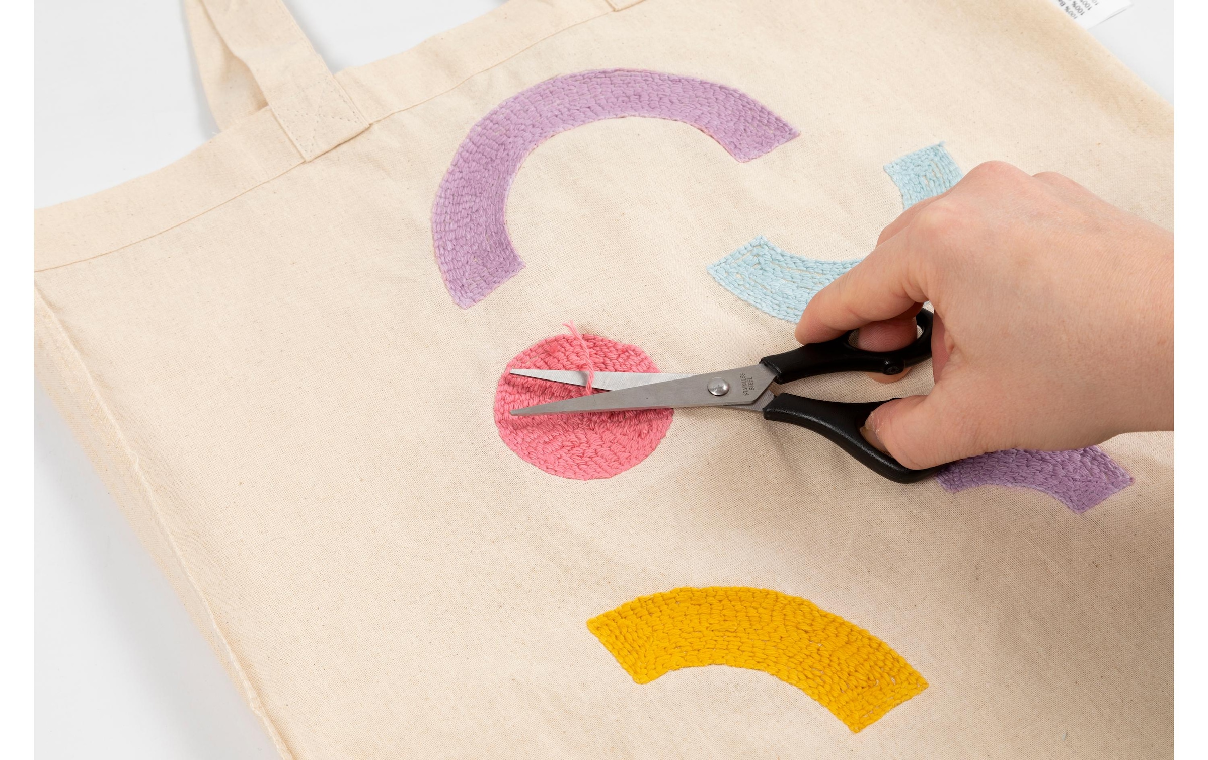 creativ company Kreativset »Punch Needle Einkaufstasche«