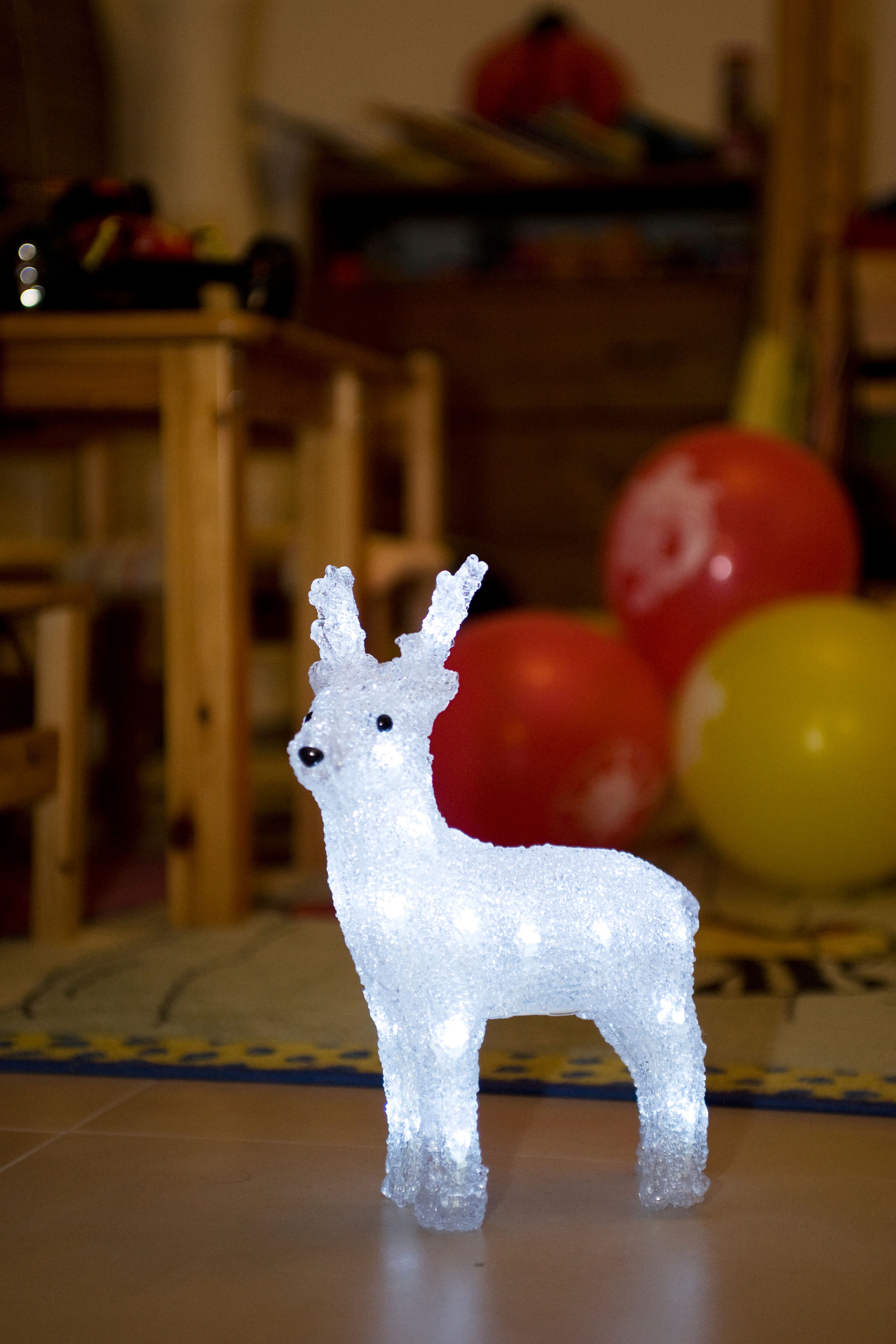 KONSTSMIDE Weihnachtsfigur »Weihnachtsdeko«, LED Rentier, online kalt Acryl Dioden weiße kaufen 24