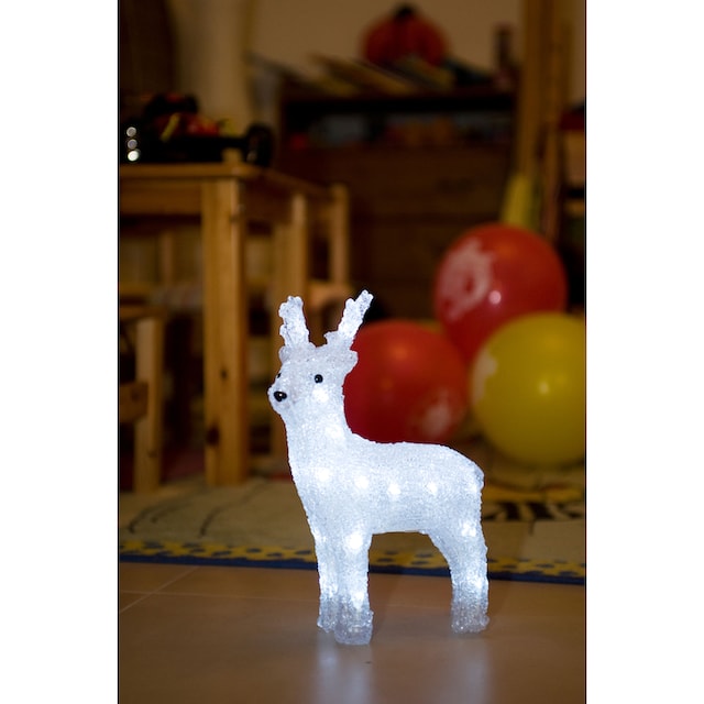 KONSTSMIDE Weihnachtsfigur »Weihnachtsdeko«, LED Acryl Rentier, 24 kalt  weiße Dioden online kaufen