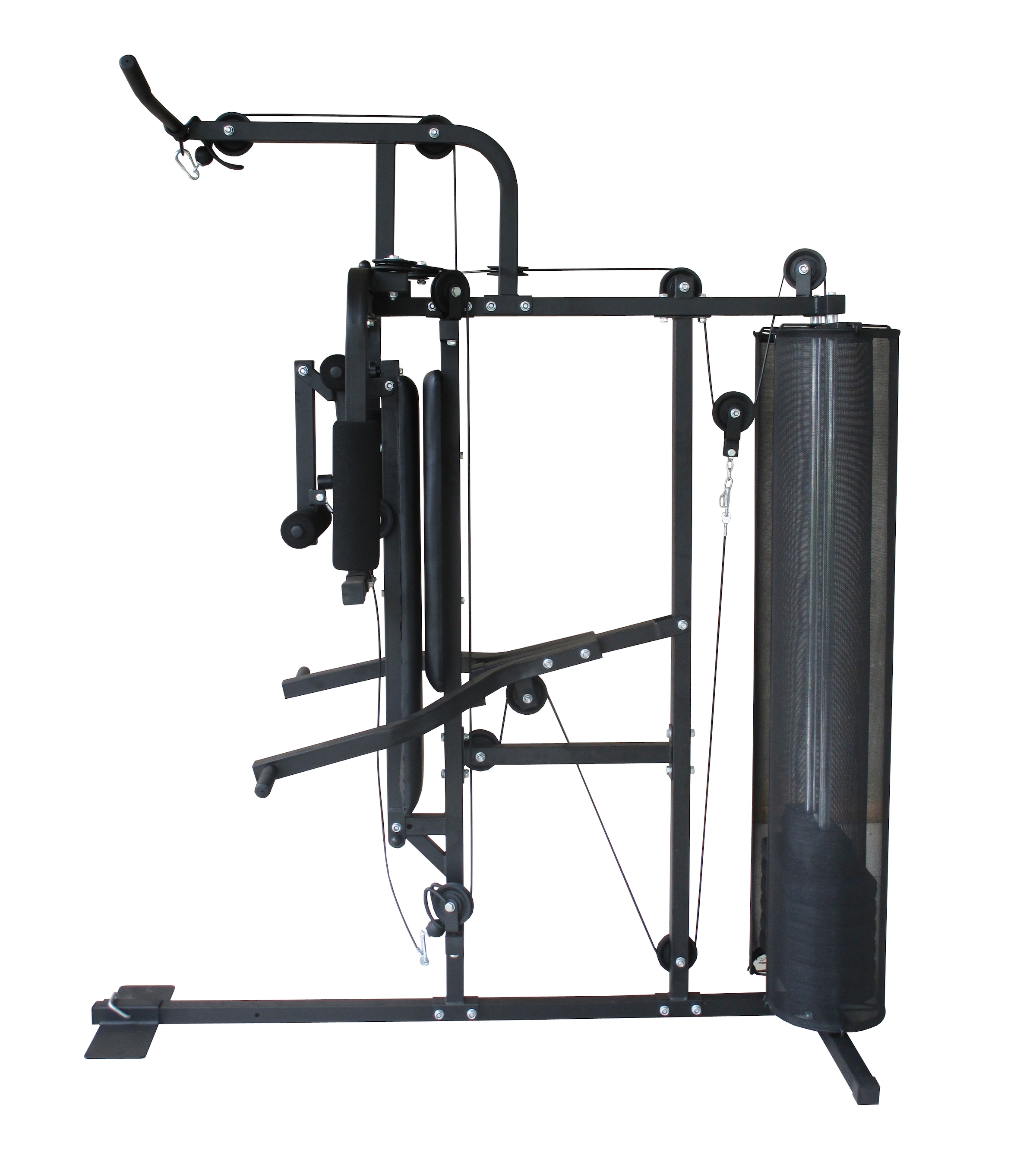 MOTIVE FITNESS by U.N.O. Kraftstation »Multi-Gym Hercules«, 7 Gewichtsblöcke, (Butterflystange, Ruderfunktion und mehr), multifunktionale Fitnessstation, max. Trainingsgewicht 37,5 kg