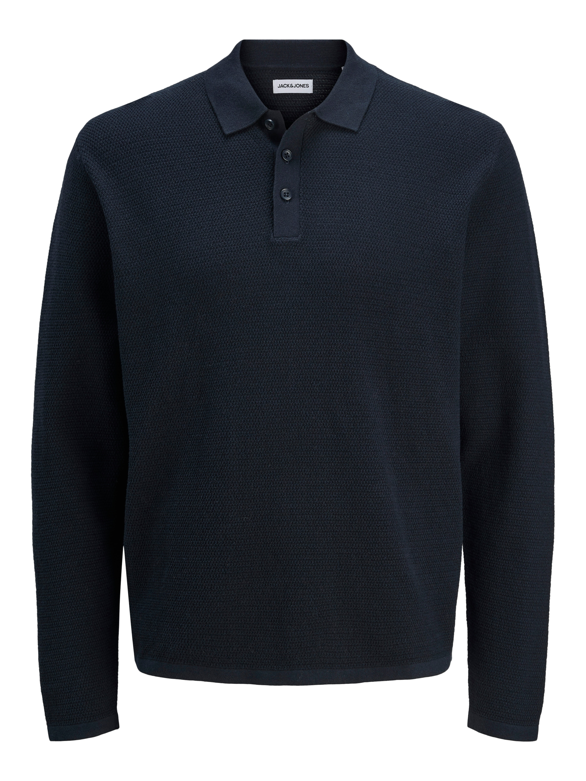 Jack & Jones Strickpullover »JJEGEORGE KNIT POLO LS SN«