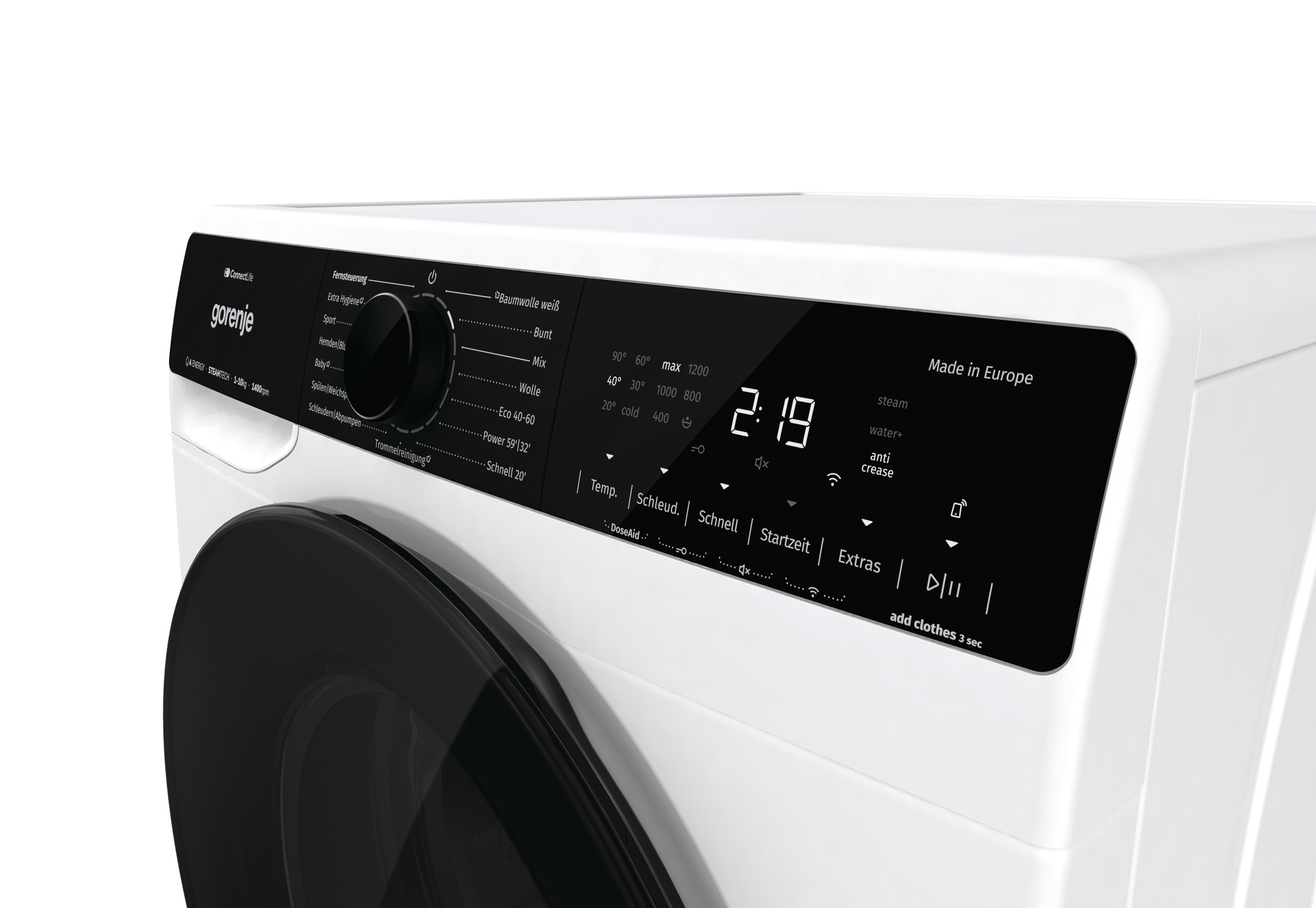 GORENJE Waschmaschine »WPNA14A2TS«, 10 kg, 1400 U/min, Energieklasse A-30%