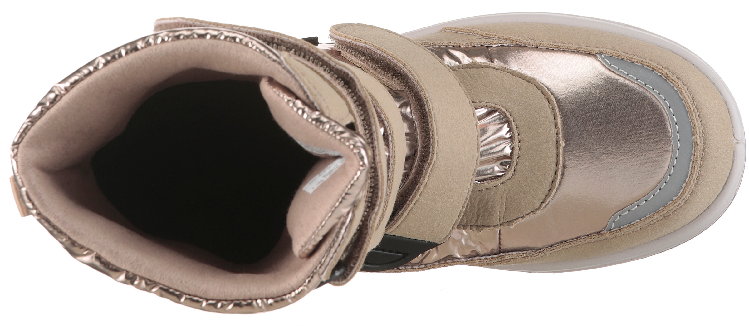 Richter Winterstiefel »Husky WMS: Weit«  Klettstiefel mit wasserdichtem Sympatex, Größenschablone zum Download