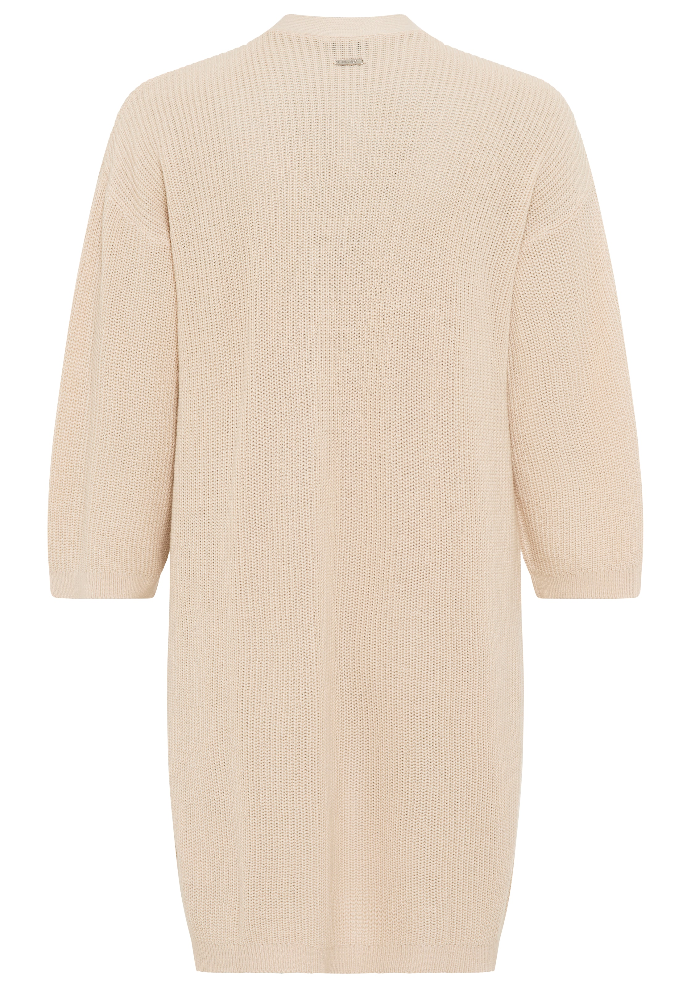 Laura Scott Strickjacke »aus luftig-lockerem Sommerstrick« mit lässigem Schnitt und 3/4 Ärmel