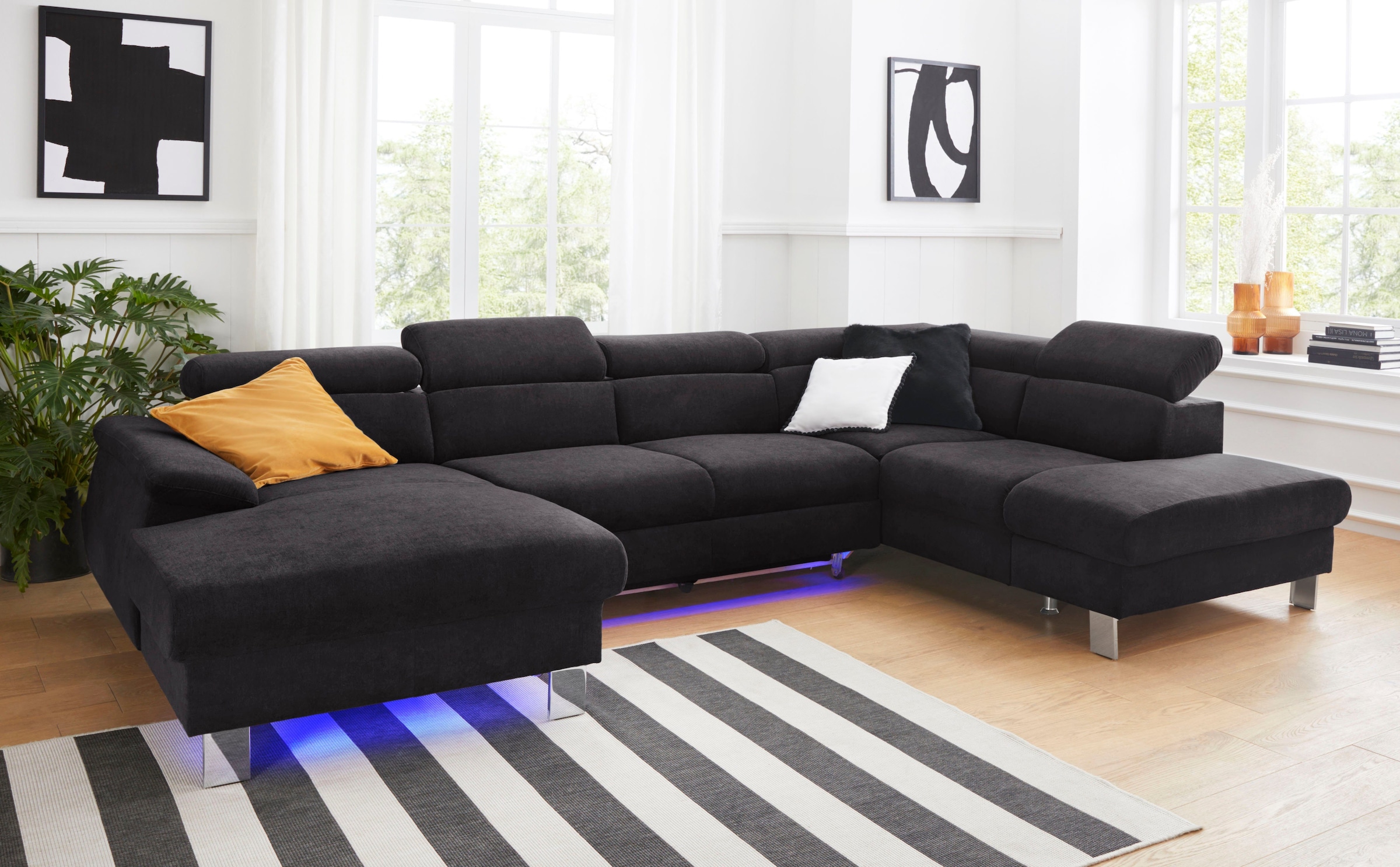 COTTA Polstergarnitur »Komaris U-Form«, (Set), Set bestehend aus: Wohnlands günstig online kaufen