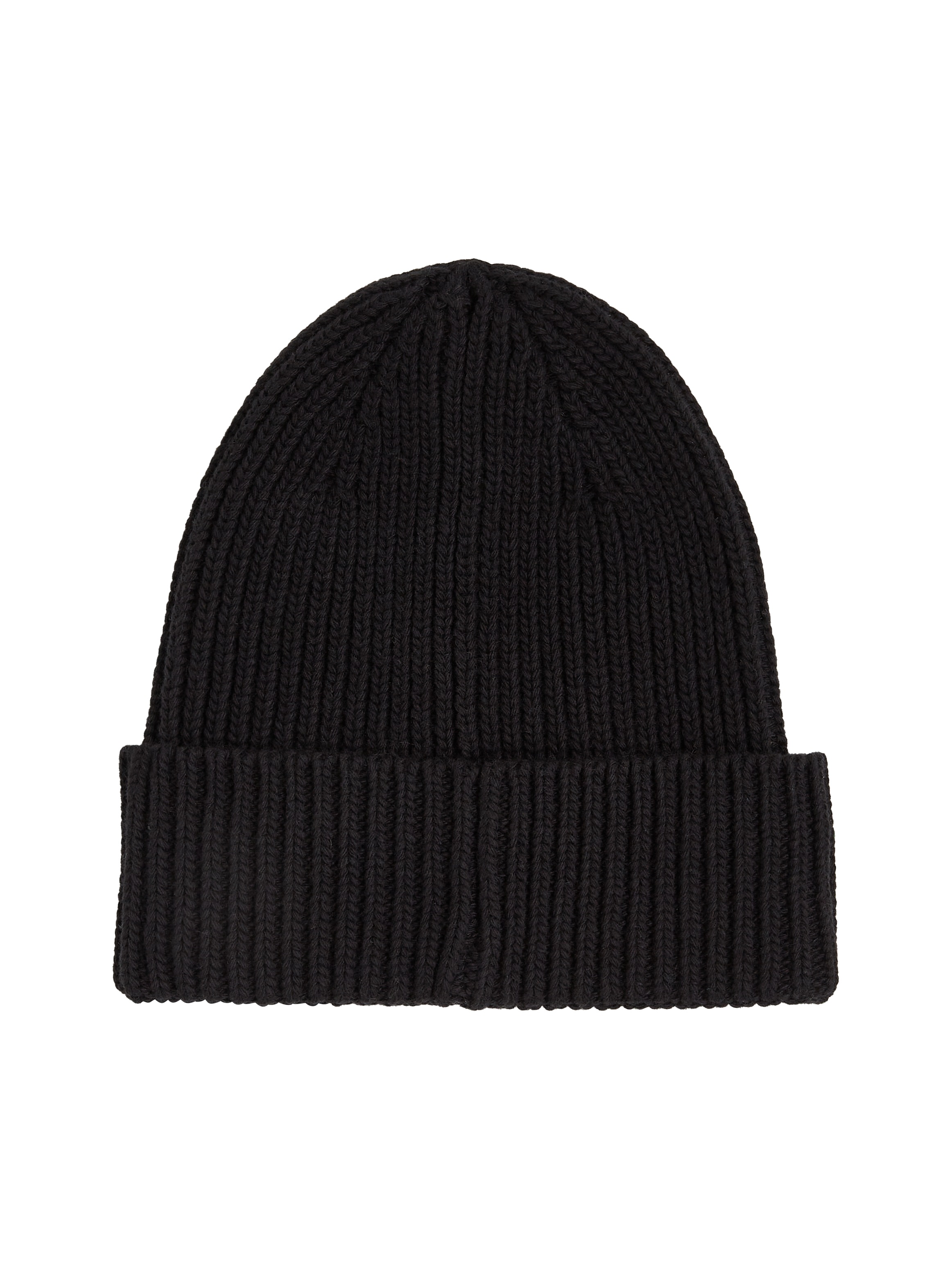 Calvin Klein Beanie »CK EMBROIDERY COTTON RIB BEANIE«, mit Logostickerei