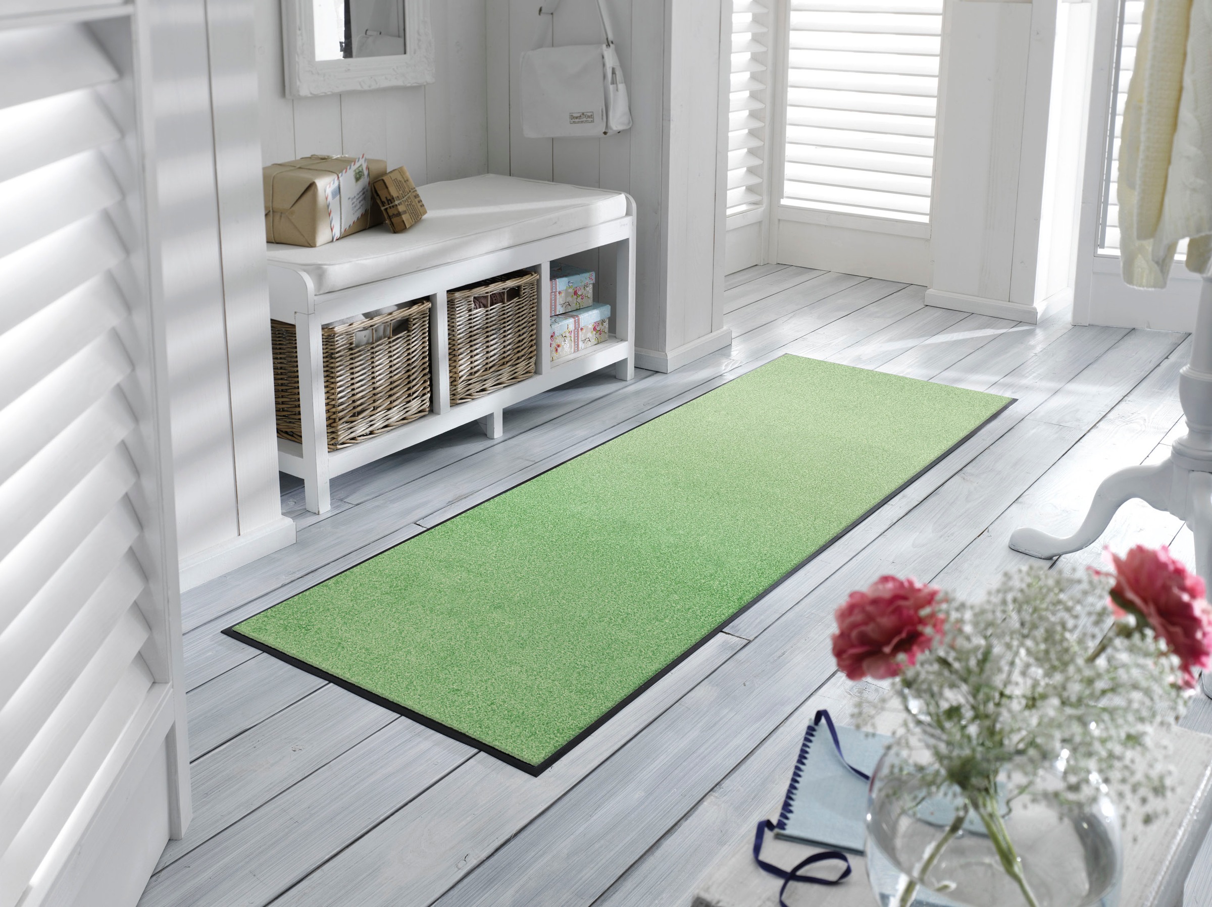 wash+dry by Kleen-Tex Fußmatte »Trend Uni, Schmutzfangmatte, waschbar«, rec günstig online kaufen