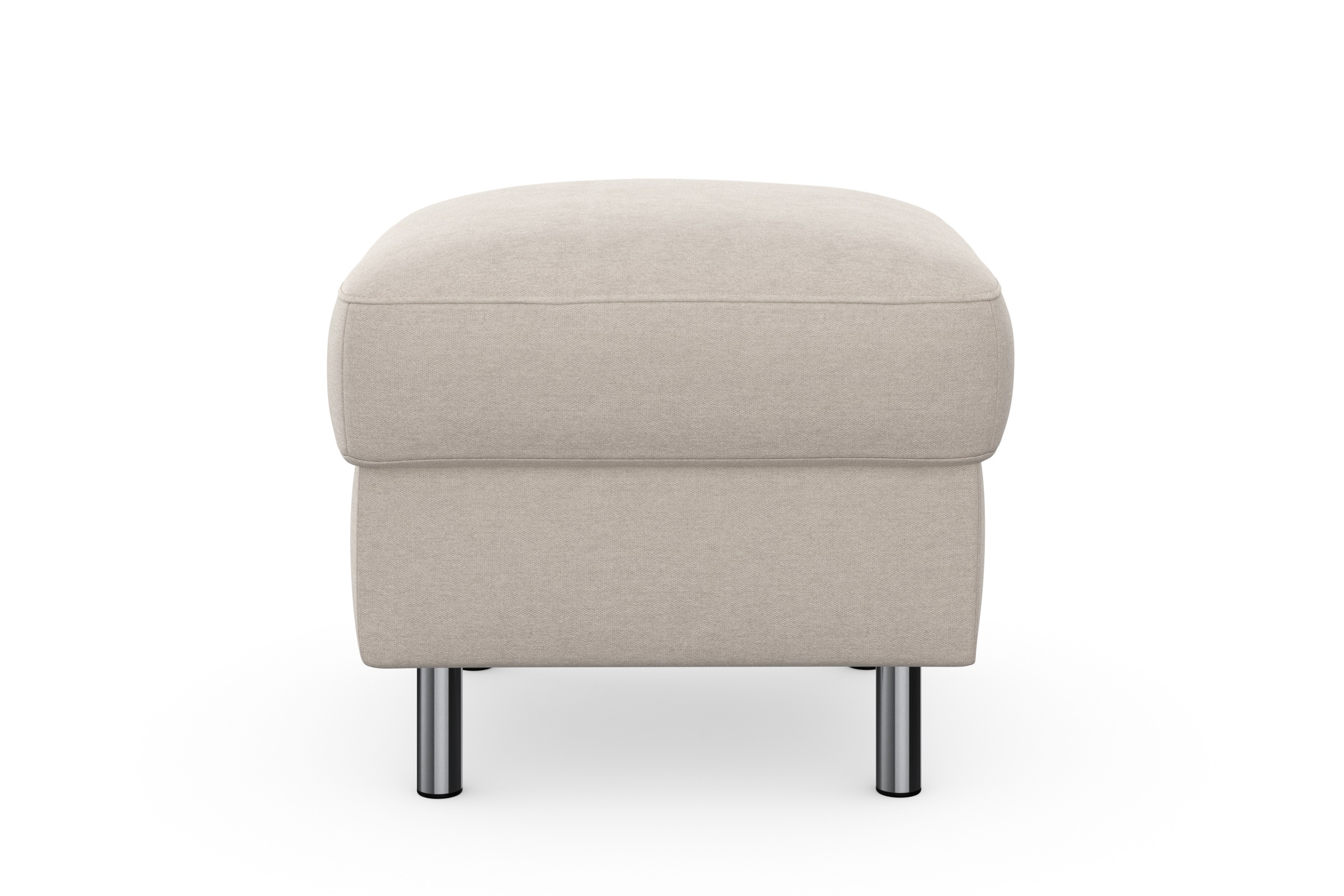 sit&more Stauraumhocker »Sinatra«, Sitzfläche ist abnehmbar, chromfarbene Metallfüße