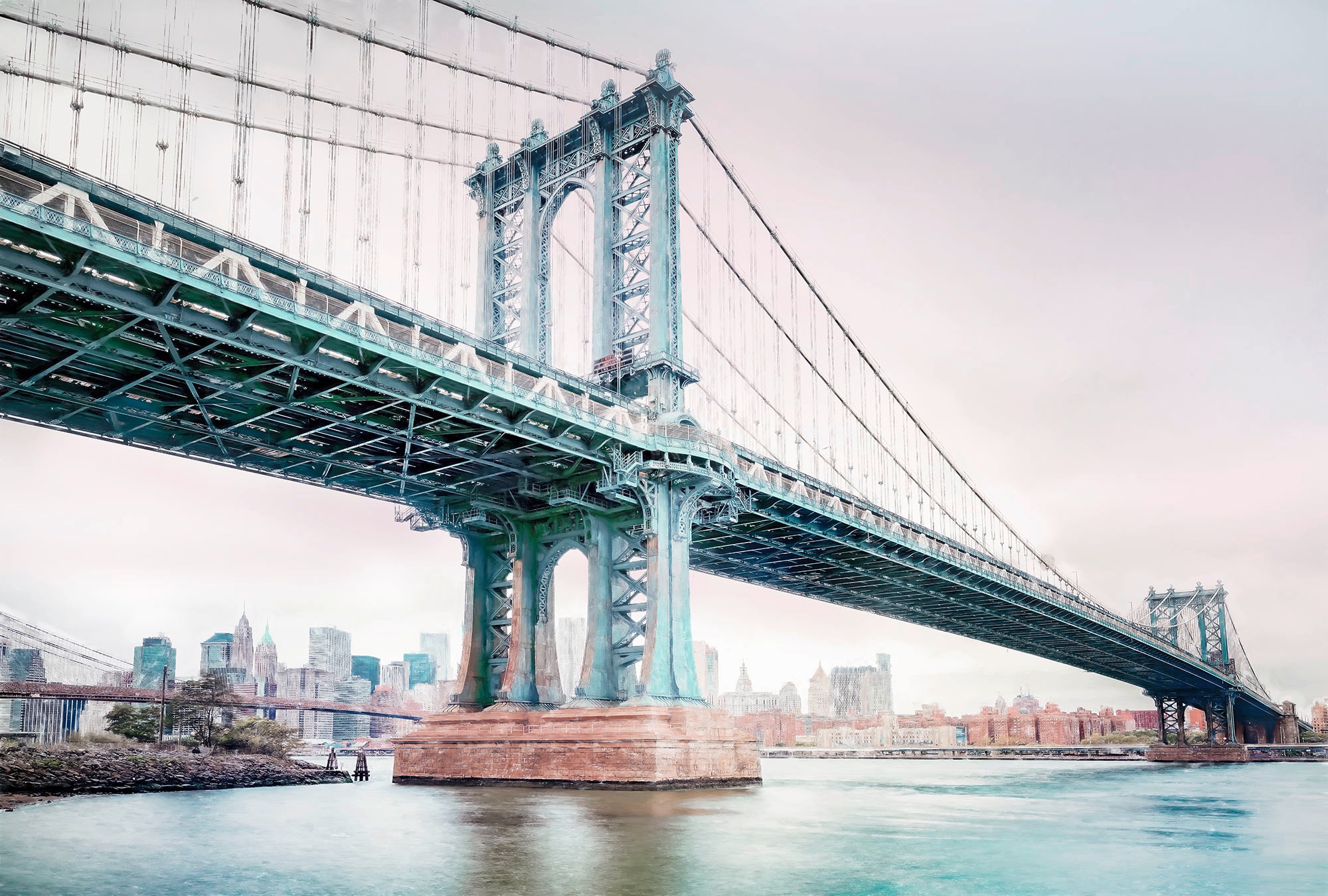 Komar Fototapete »Vlies Fototapete - Hudson - Größe 368 x 248 cm« Motiv | bedruckt glatt