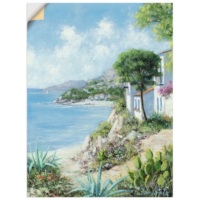 Artland Wandbild »Weg zum Meer«, Gewässer, (1 St.), als Leinwandbild,  Wandaufkleber oder Poster in versch. Größen auf Rechnung bestellen