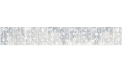 MySpotti Fensterfolie »Look Schneeflocken white«, halbtransparent,  glattstatisch haftend, 60 x 100 cm, statisch haftend auf Rechnung bestellen