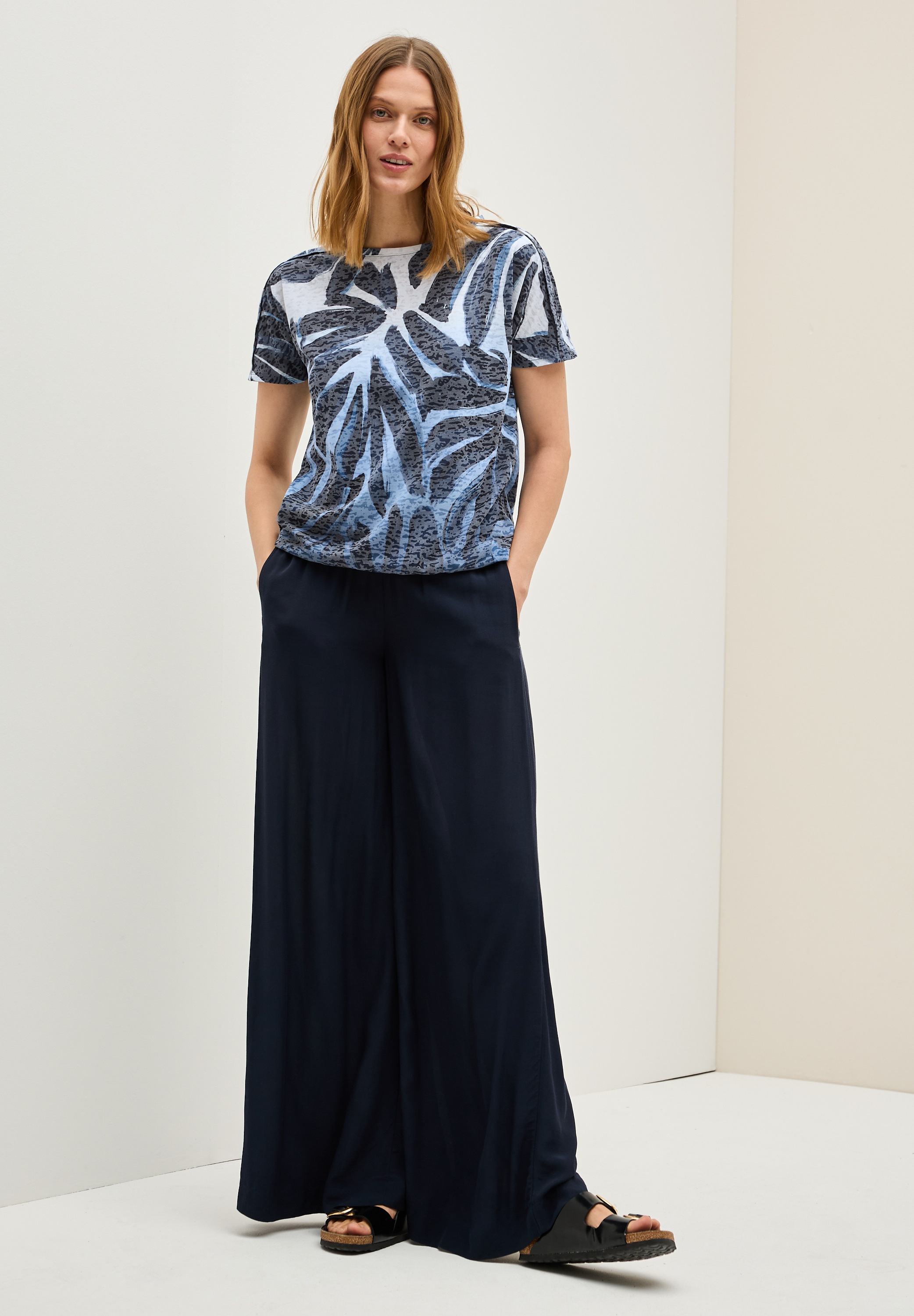 Cecil Print-Shirt, im Ausbrenner-Optik
