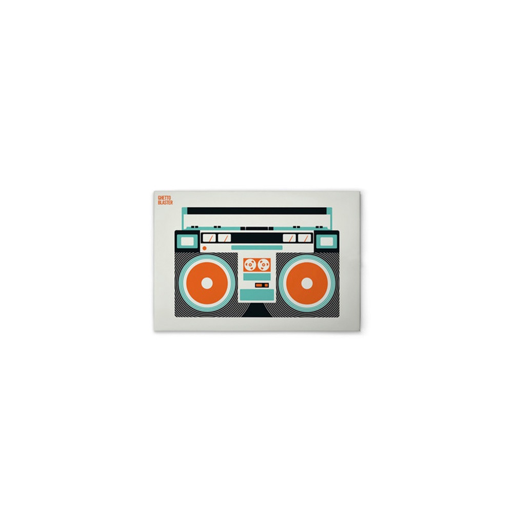 A.S. Création Leinwandbild »Ghetto Blaster - Wandbild Creme Schwarz Keilrah günstig online kaufen