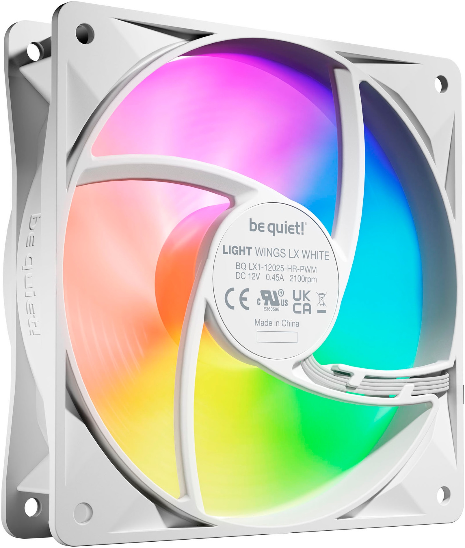 be quiet! Gehäuselüfter »LIGHT WINGS LX 120mm PWM High Speed 3-Pack White«