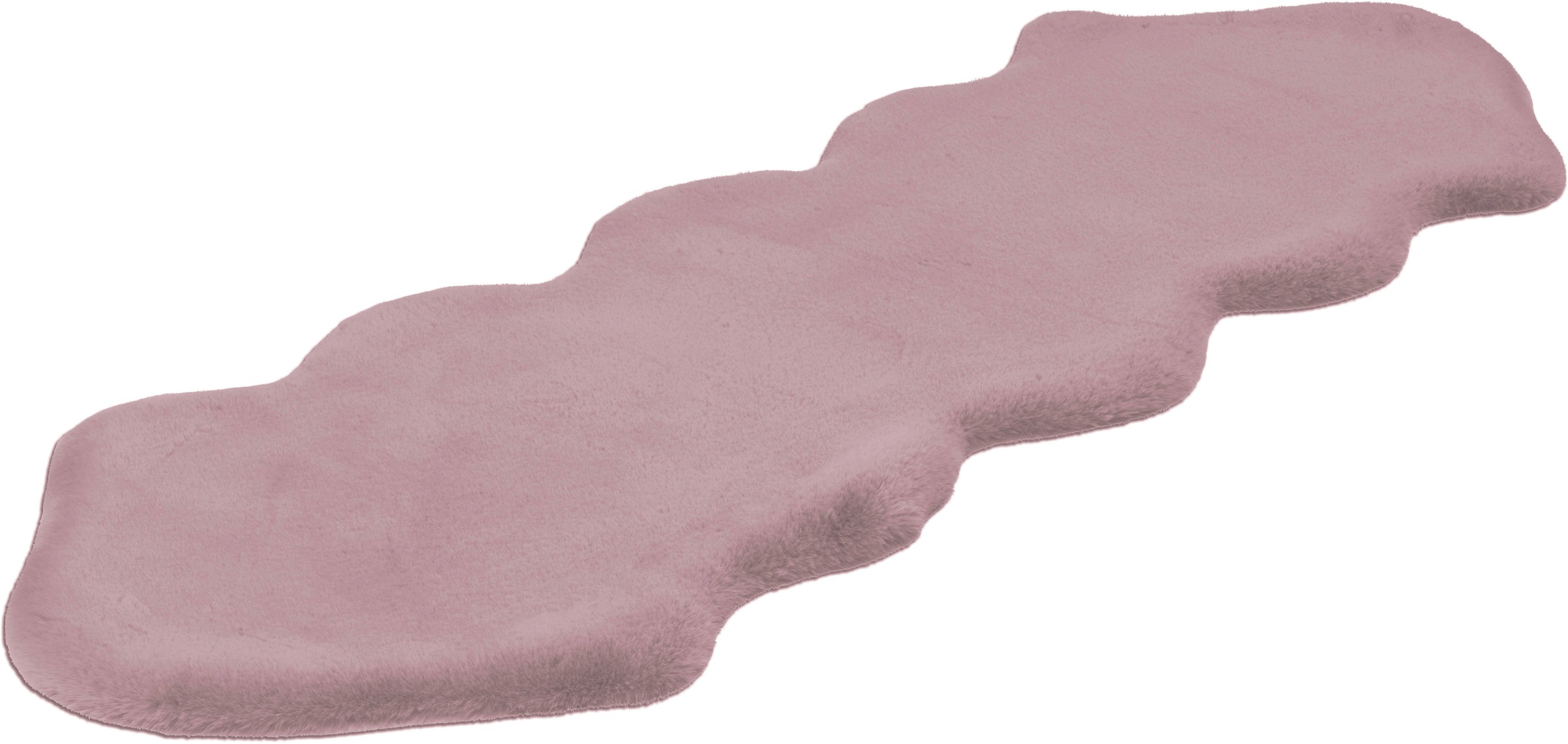 Arte Espina Fellteppich »Rabbit 300«, fellförmig, 35 mm Höhe, Kunstfell, Kaninchenfell-Haptik, supersoft, ideal als Bettvorleger