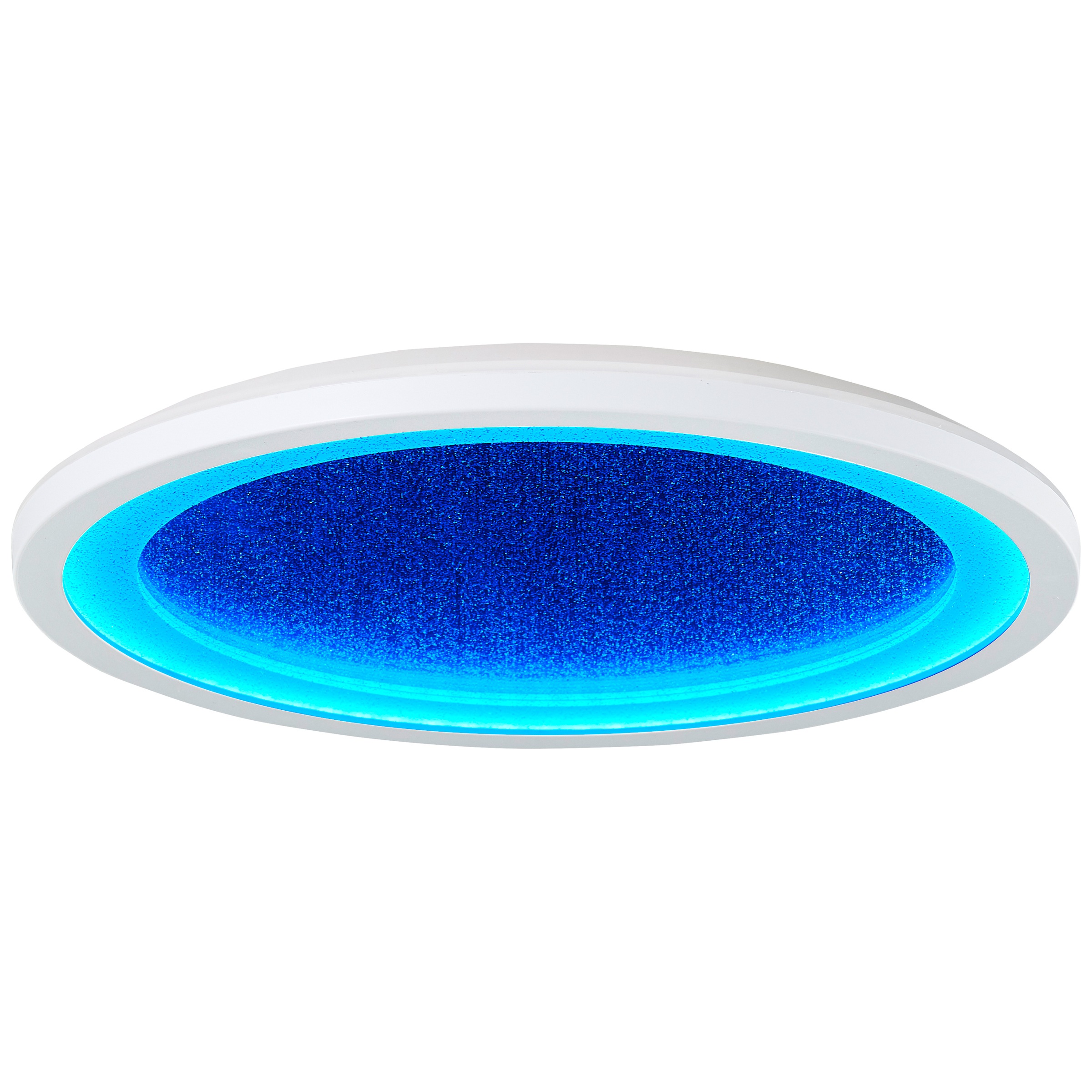 BreLight LED Deckenleuchte »Tanida«, LED-Deckenlampe, Glitzereffekt, RGB, dimmbar, 2200lm, 3000-6500K, weiß