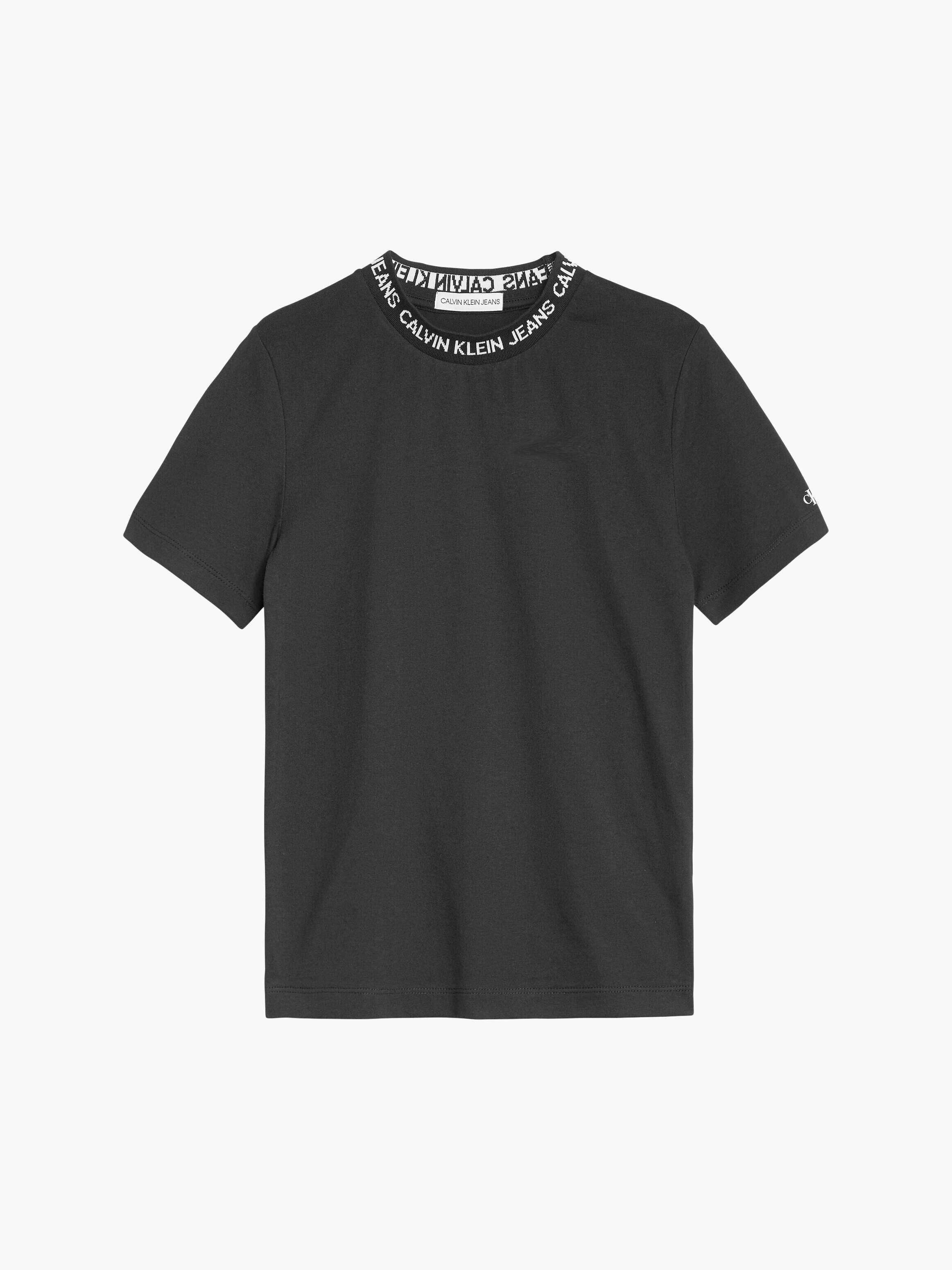 Calvin Klein Jeans T-Shirt »INTARSIA LOGO T-SHIRT« für Kinder bis 16 Jahre, Logoschriftzug am Ausschnitt