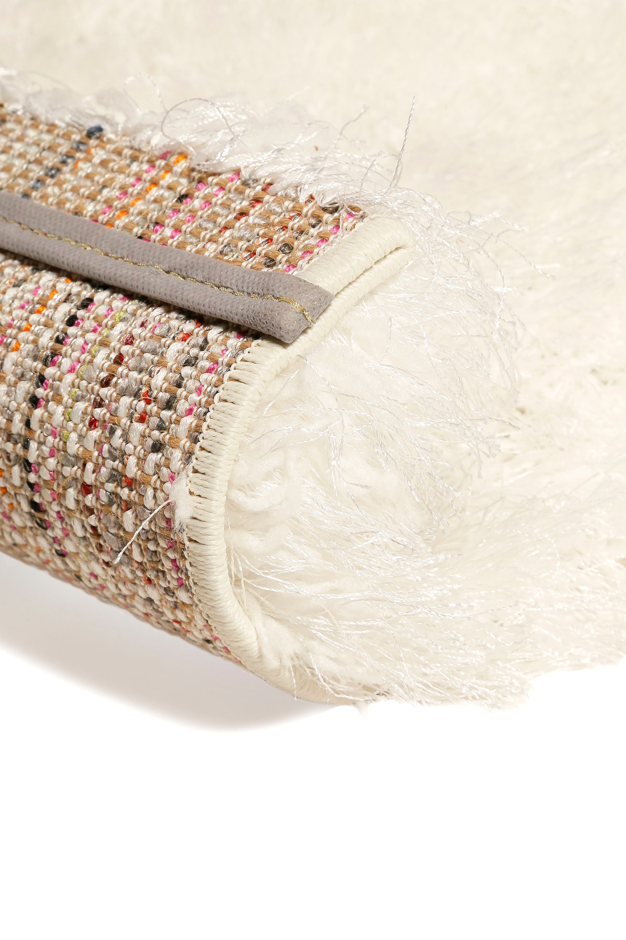 Wecon home Basics Hochflor-Teppich »Bella«, rund, 70 mm Höhe, besonders weich durch Microfaser, Wohnzimmer
