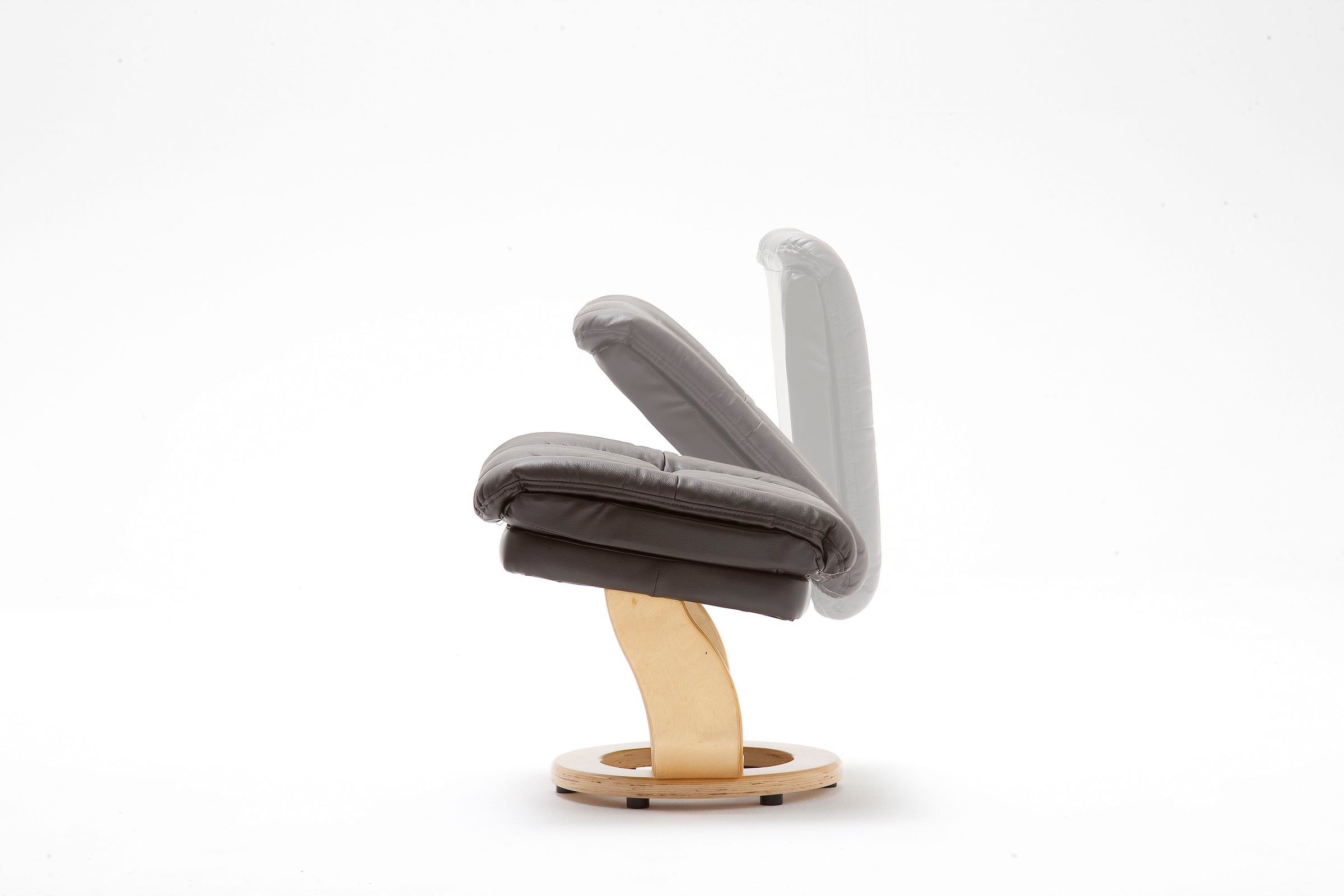 MCA furniture Relaxsessel »Calgary«, Fernsehsessel XXL 360°drehbar inkl. Hocker, belastbar bis 180 kg