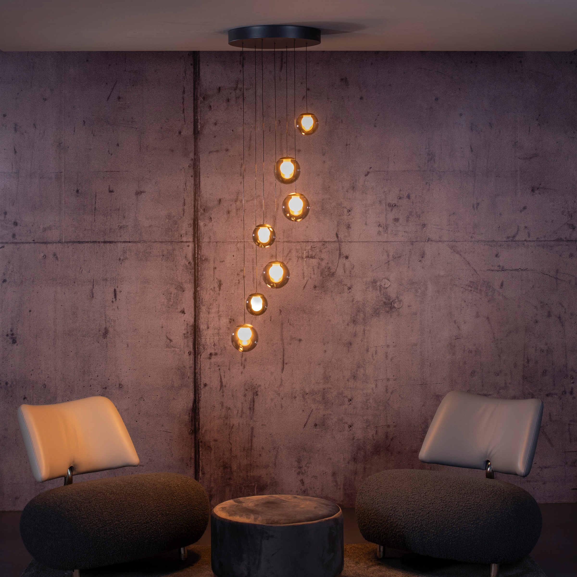 Neuhaus PURE LED Pendelleuchte »PURE Popup« LED-Board 1 Stk. warmweiß - kaltweiß Comfort Lift, CCT, dimmbar über Fernbedienung