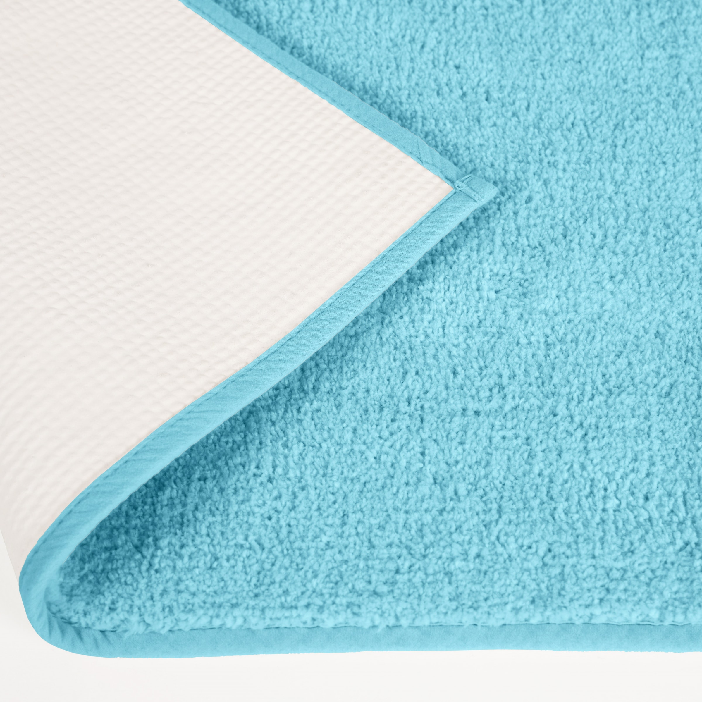 my home Badematte »Vanessa, Badvorleger, Badezimmer Teppich«, rutschhemmend beschichtet, schnell trocknend-fußbodenheizungsgeeignet-strapazierfähig, Badteppich, weiche Haptik, unifarben