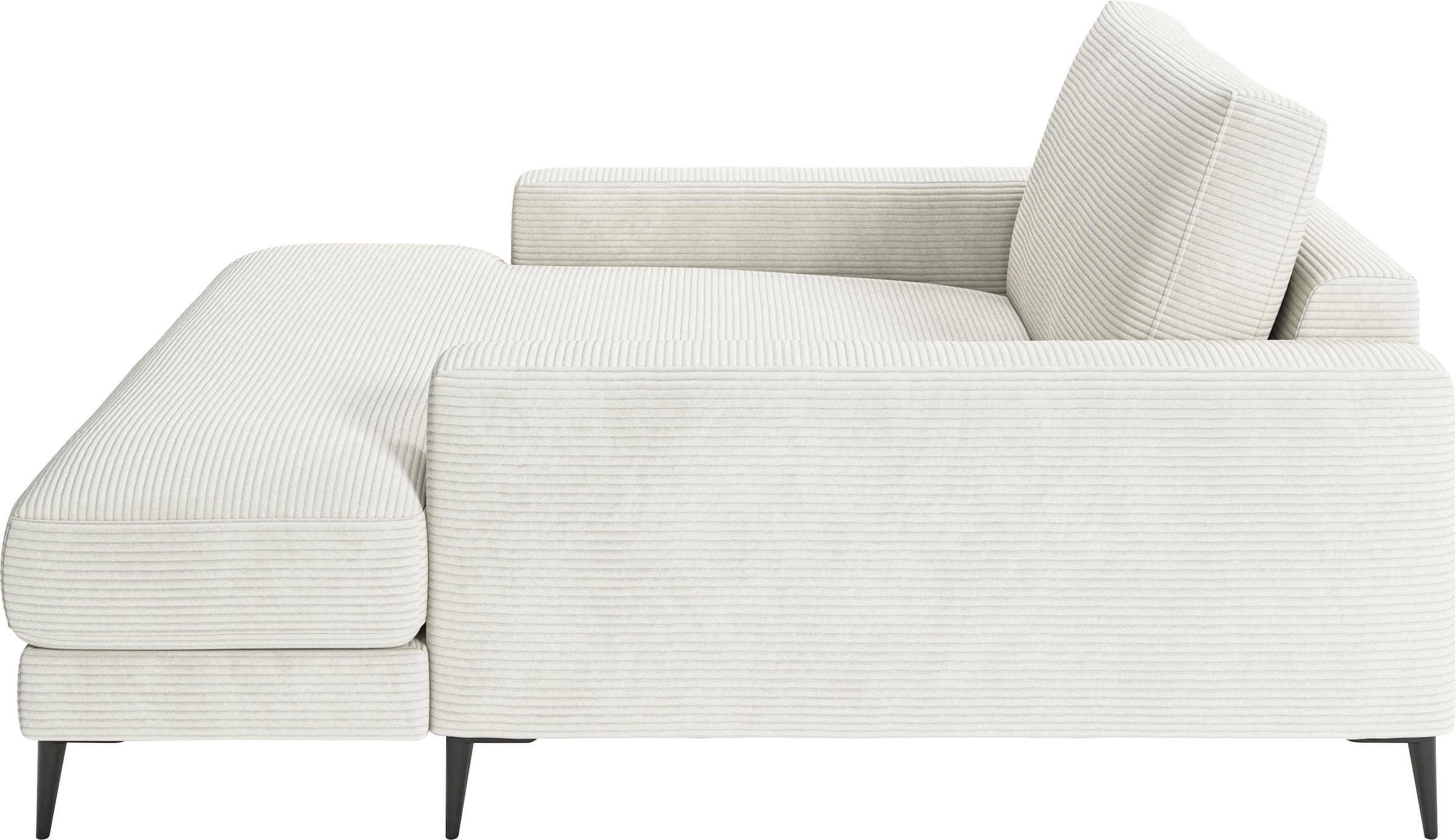 INOSIGN Chaiselongue »Downtown Loungemöbel zum Relaxen, B/T/H: 132/170/84 cm«, auch in Bouclé, Cord und Easy care - leicht mir Wasser zu reinigen