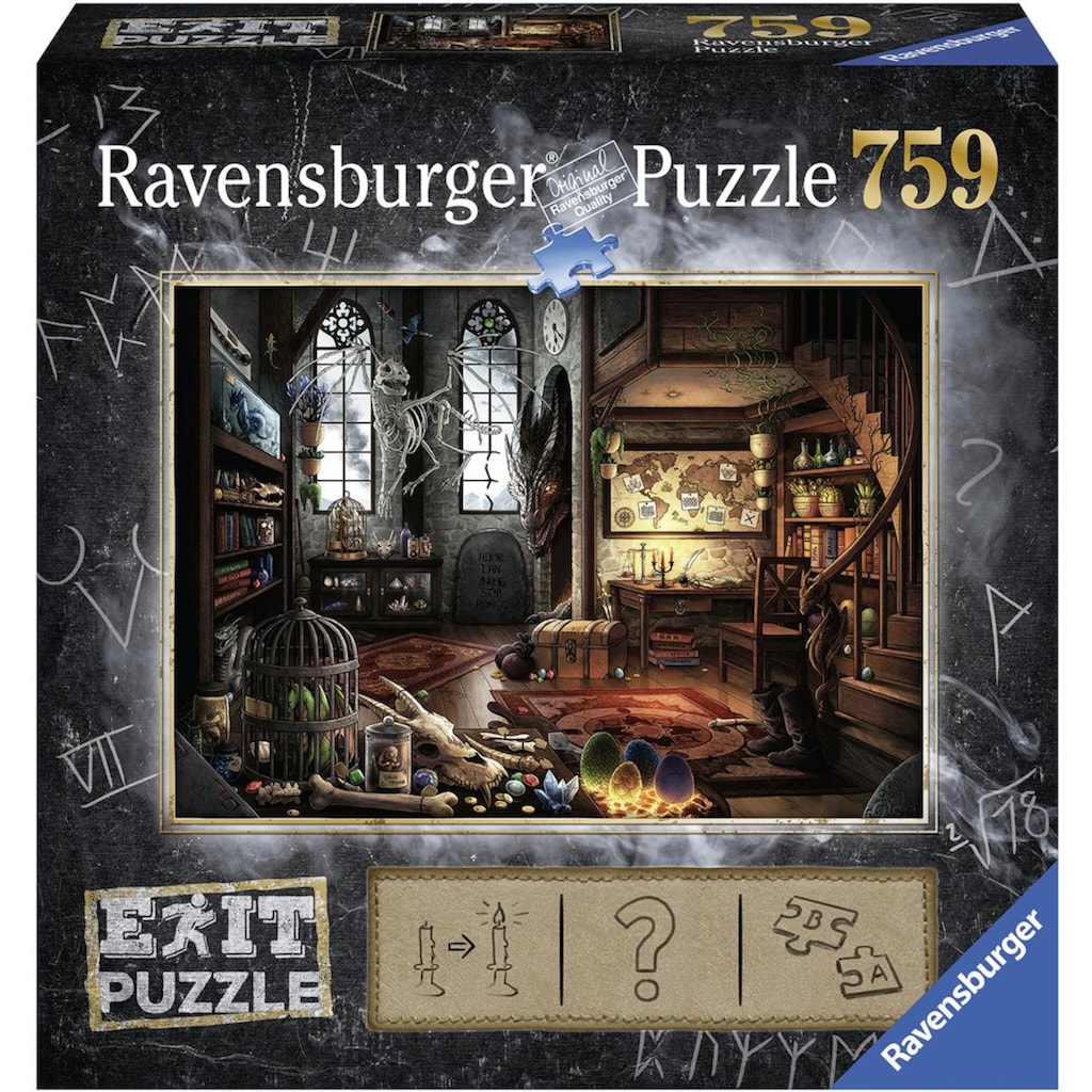 Ravensburger Puzzle »Puzzle EXIT, 5: Im Drachenlabor«