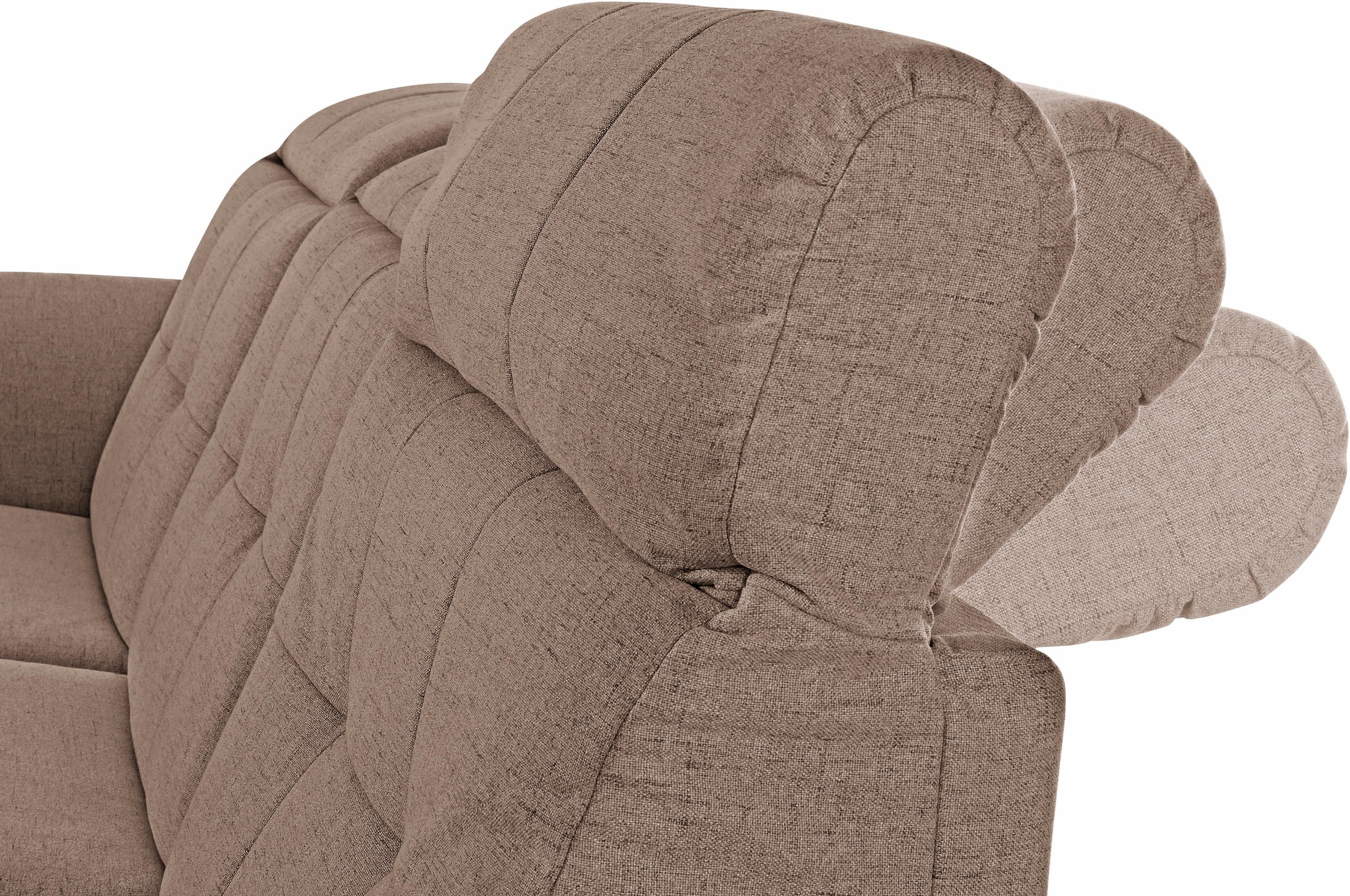 Places of Style Ecksofa »Manhattan L-Form«, 2 Sitze mit elektrischer Relaxfunktion, verstellbare Armlehnen
