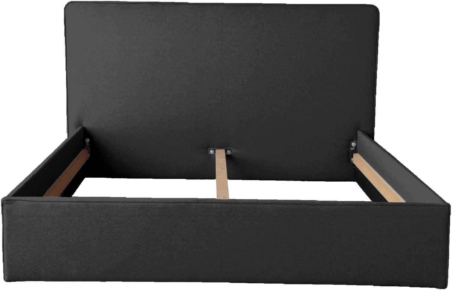COLLECTION AB Polsterbett »Romo erhältlich in der Breite 180x200cm« 2 Varianten: Rahmen oder Rahmen mit Lattenrost