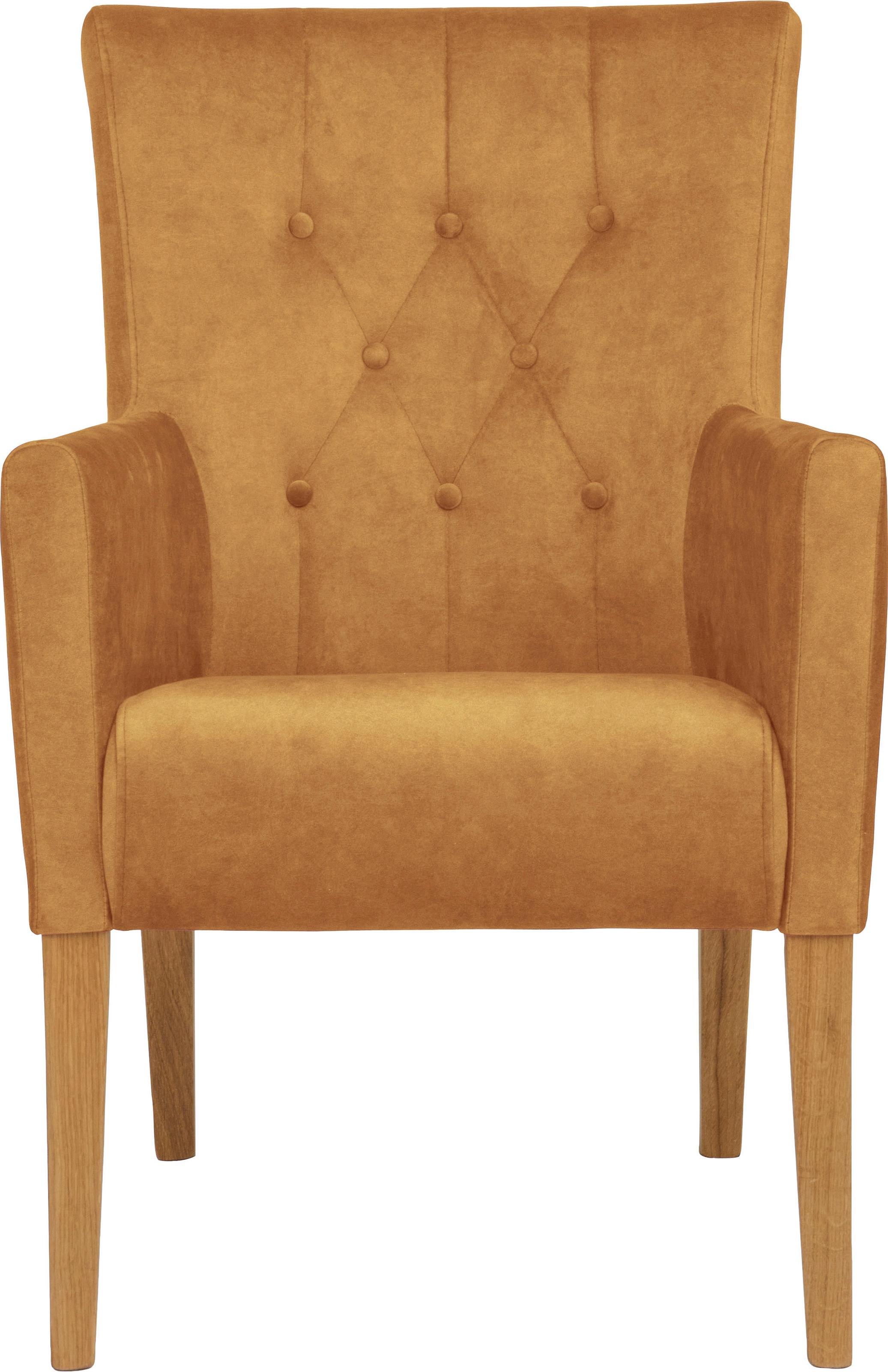 Home affaire Esszimmerstuhl »King« () Armlehnstuhl mit Knopfheftung, Polste günstig online kaufen