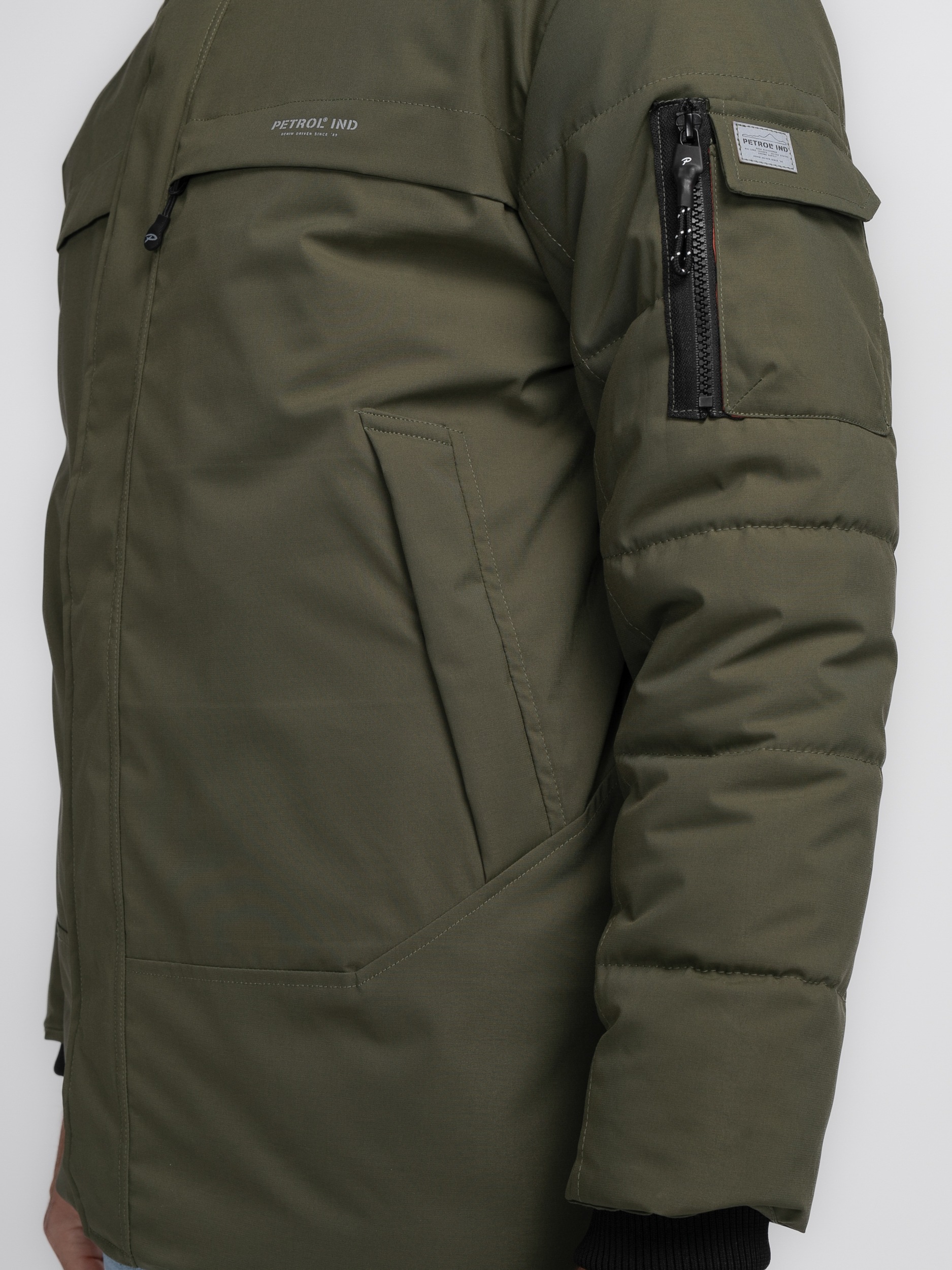 Petrol Industries Parka, mit Kapuze, mit verstellbarer Kapuze