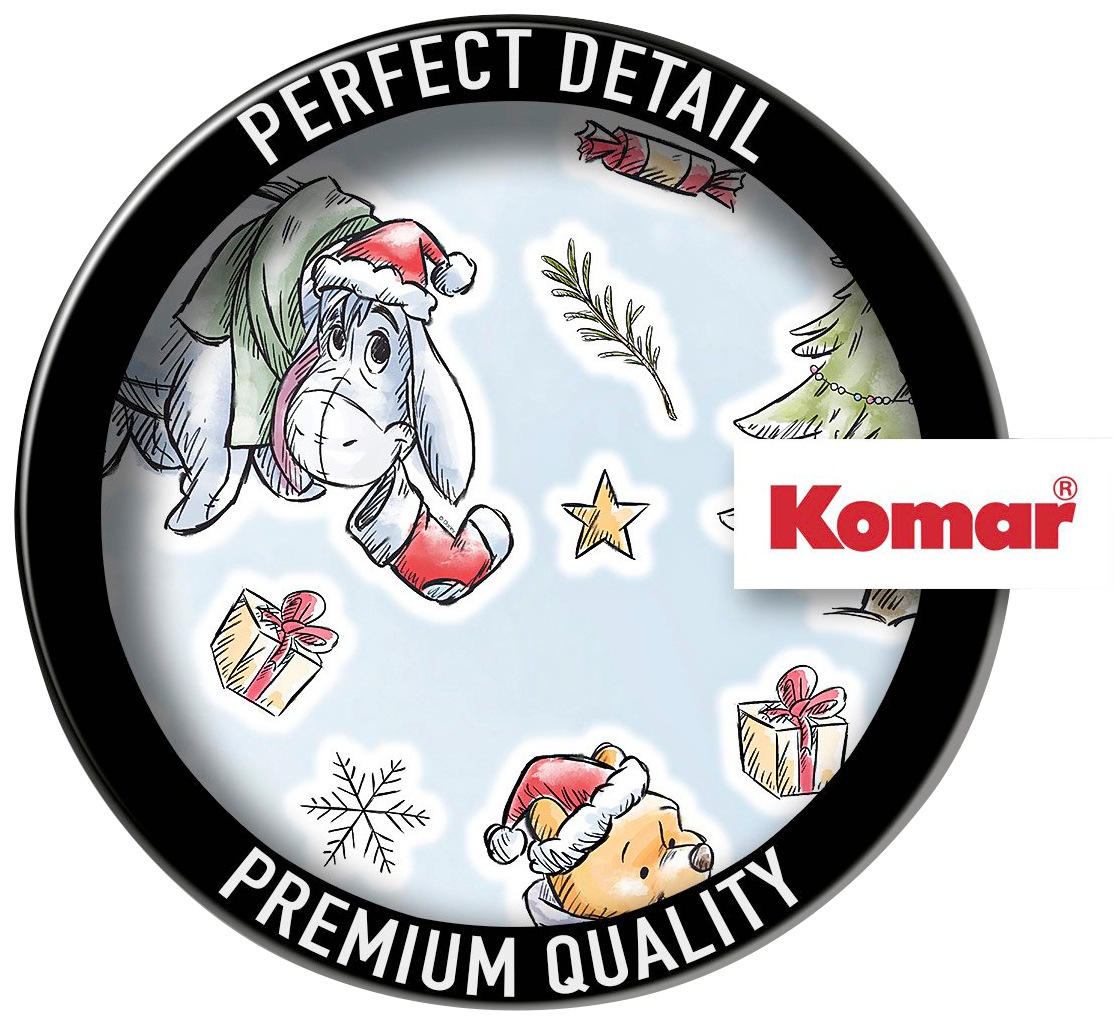 Komar Wandtattoo »Winnie the Pooh Christmas - Größe 50 x 70 cm«, selbstklebend, Wandsticker, Kinderzimmer