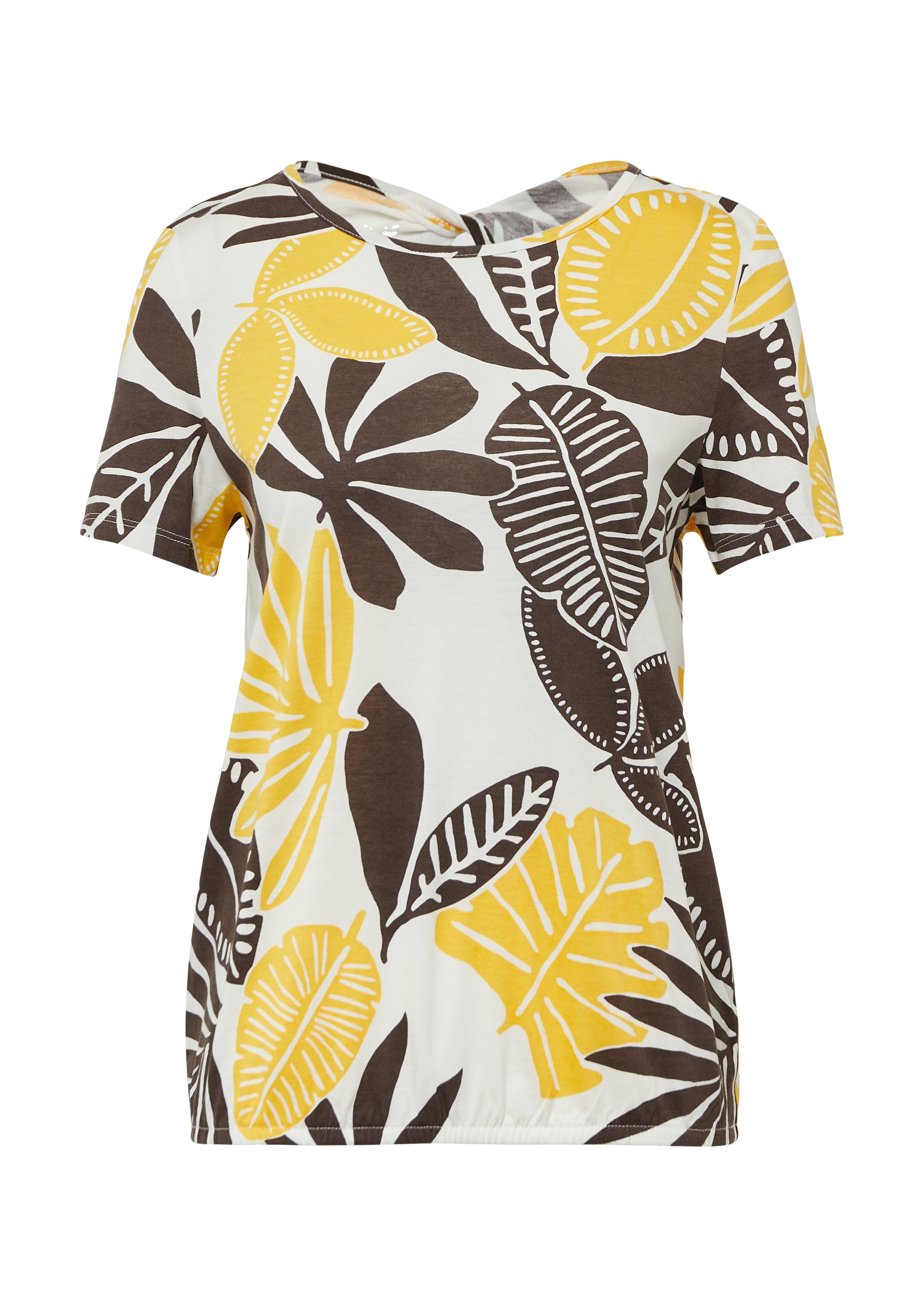s.Oliver Print-Shirt, im O-Shape mit Cut-out