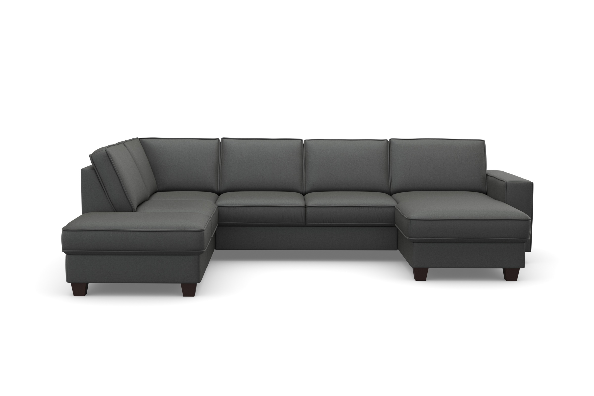 Home affaire Wohnlandschaft »County U-Form« wahlweise Ottomane links oder r günstig online kaufen