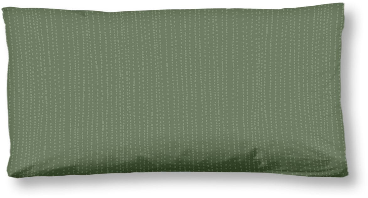 hip Kissenhülle »Sagadar« Baumwolle, Mako-Satin, 40x80, 1 Stück, Reißverschluss, Sagadar, Grün