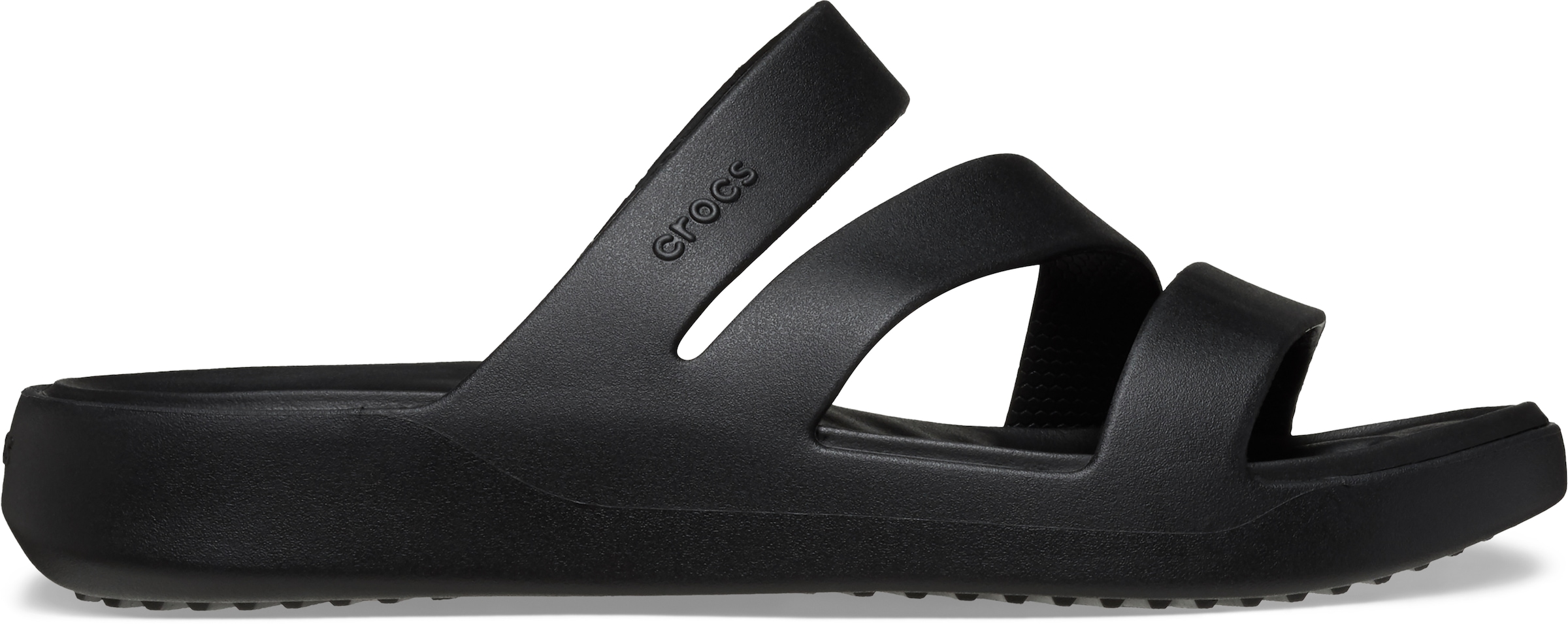 Crocs Badepantolette »Getaway Strappy«, Sommerschuh, Badeschuh, Poolslides mit modischen Riemchen